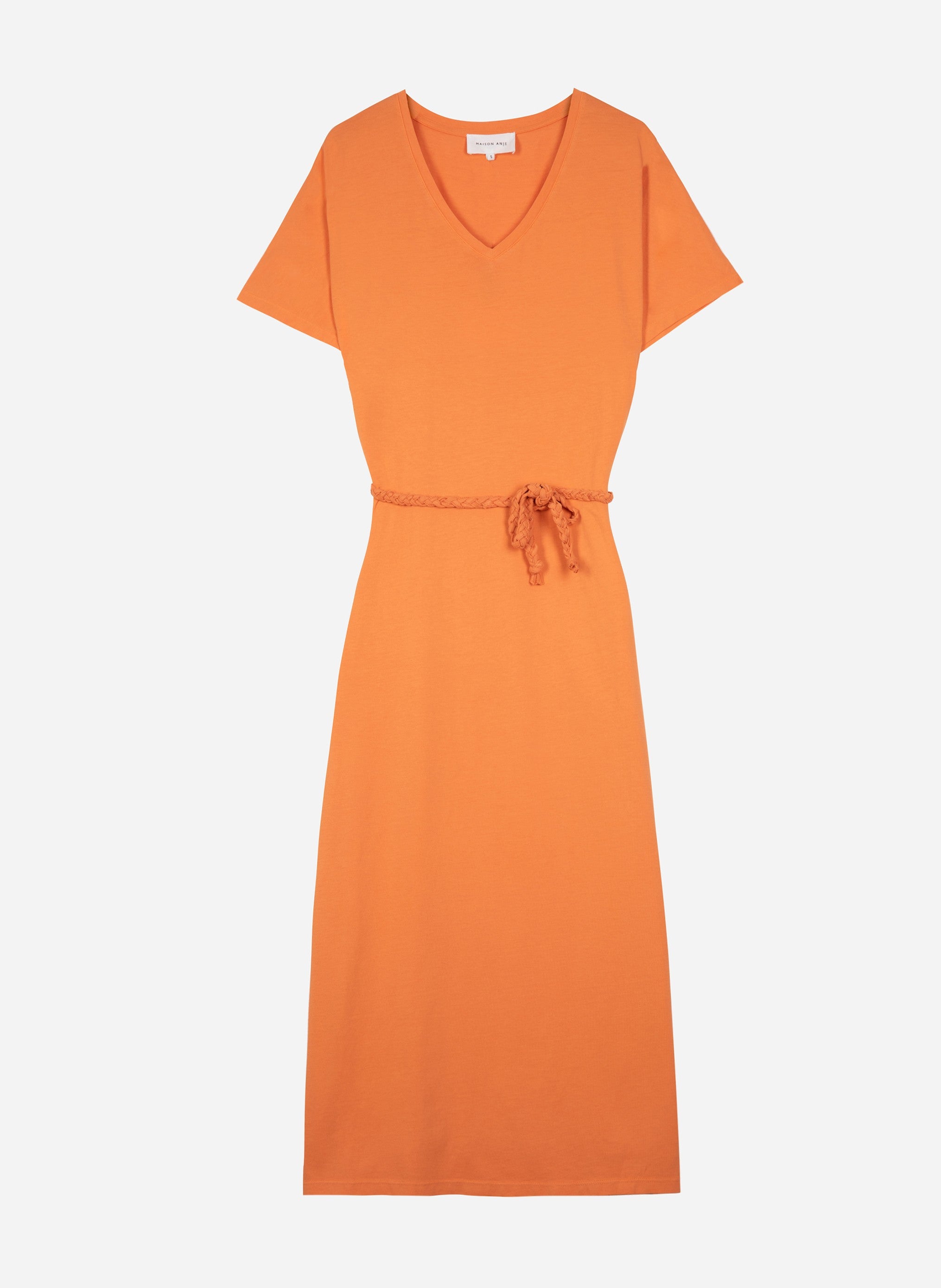 MIDI DJANA DRESS apricot