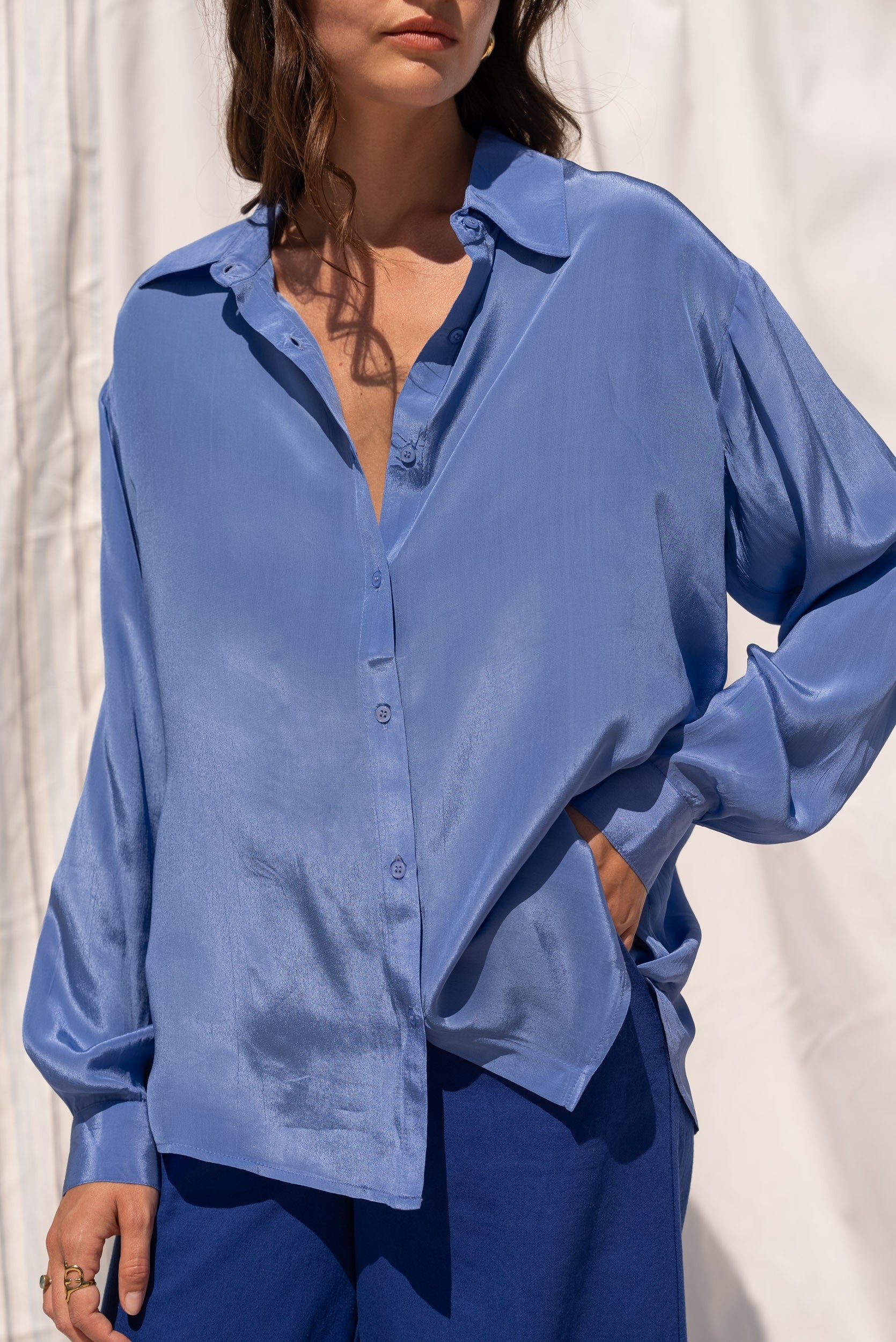 IAROU SHIRT azure