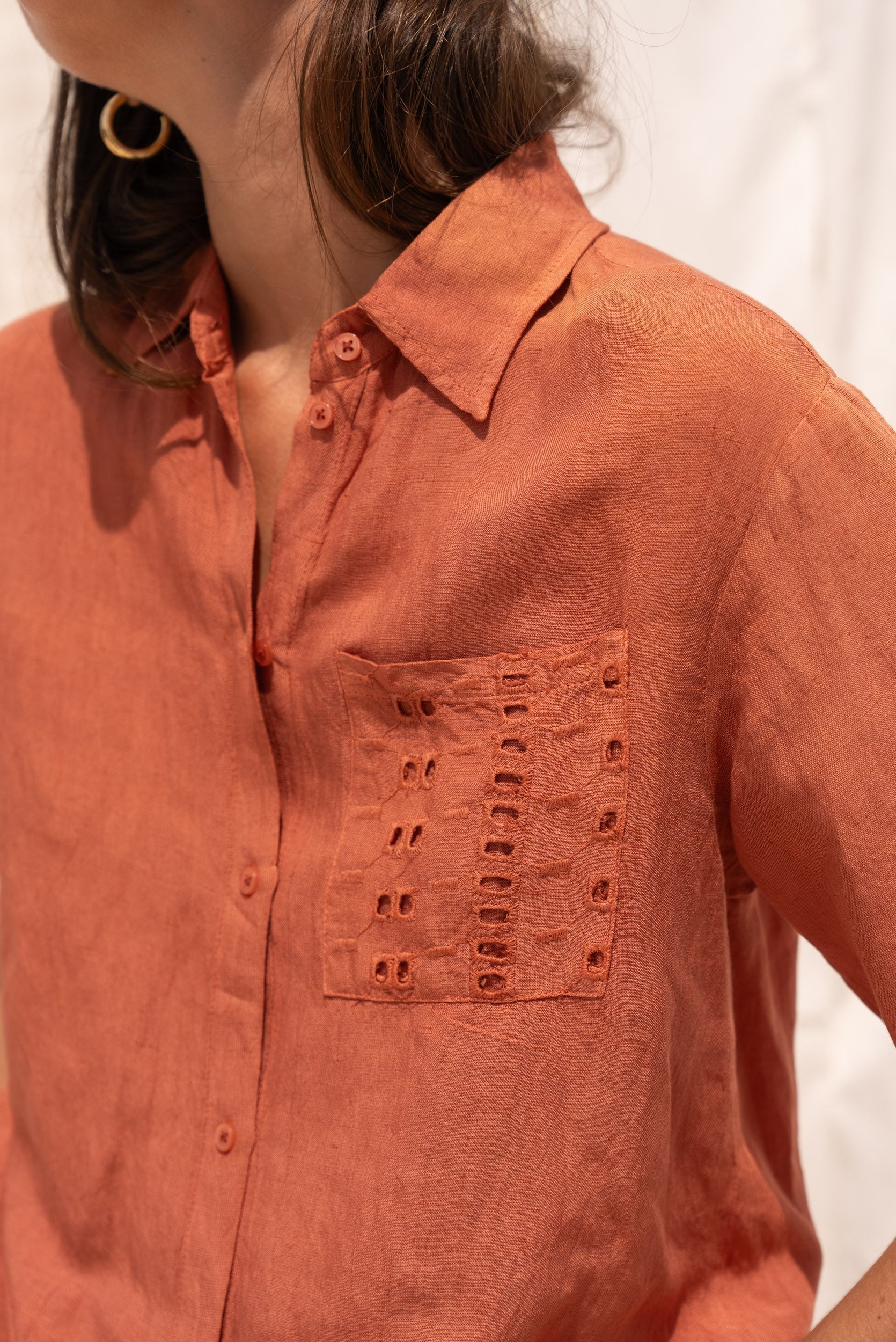 CHEMISE IRODA caramelo