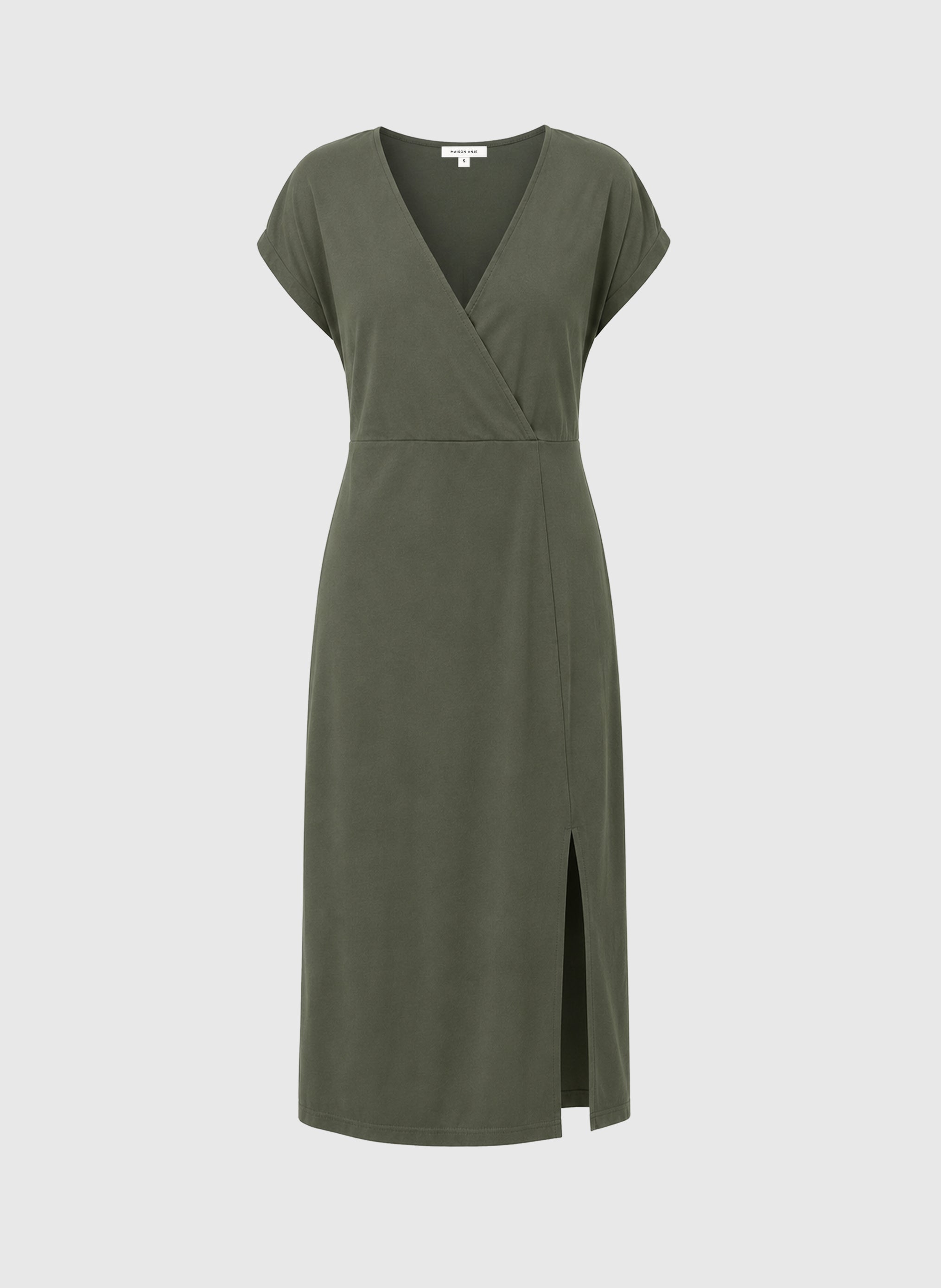 ROBE LONGUE DELIANA kaki