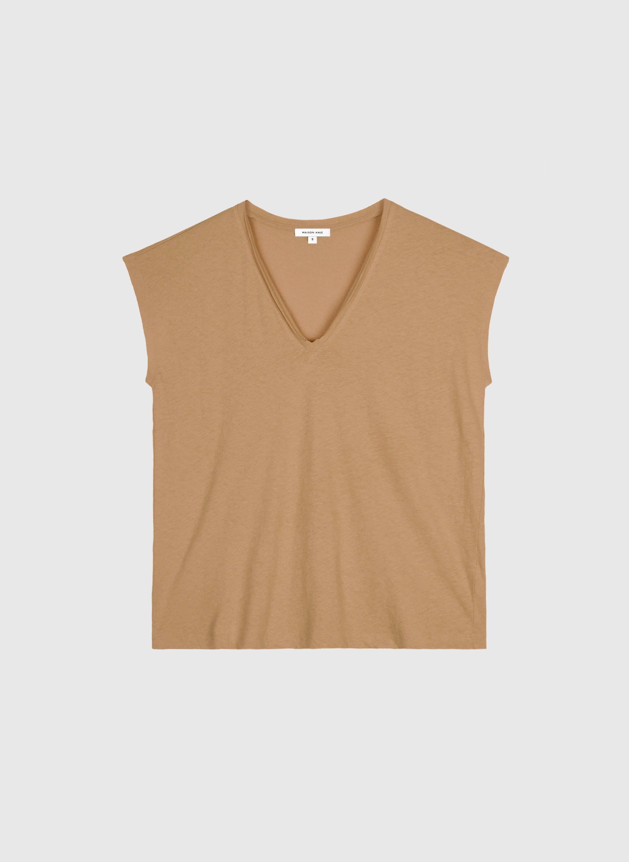 T-SHIRT DORISA L camel