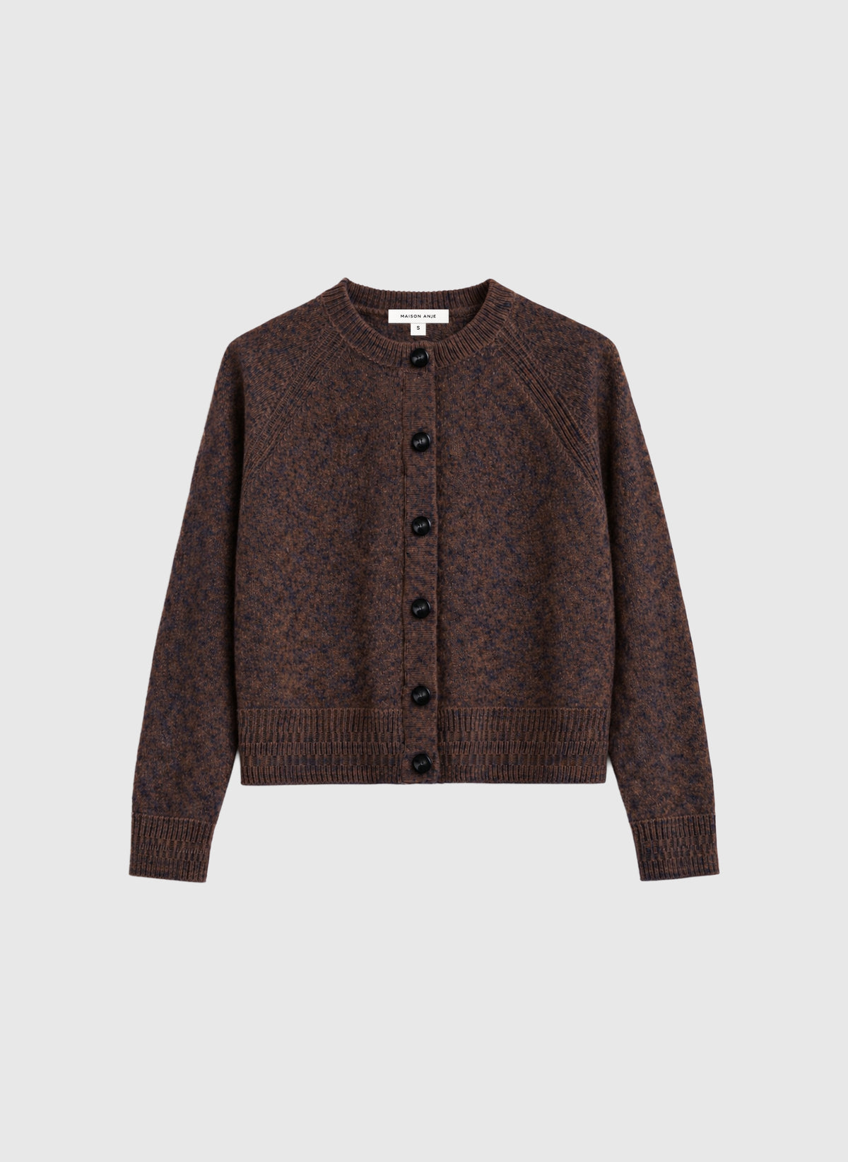 GILET BLYTHE marron chiné