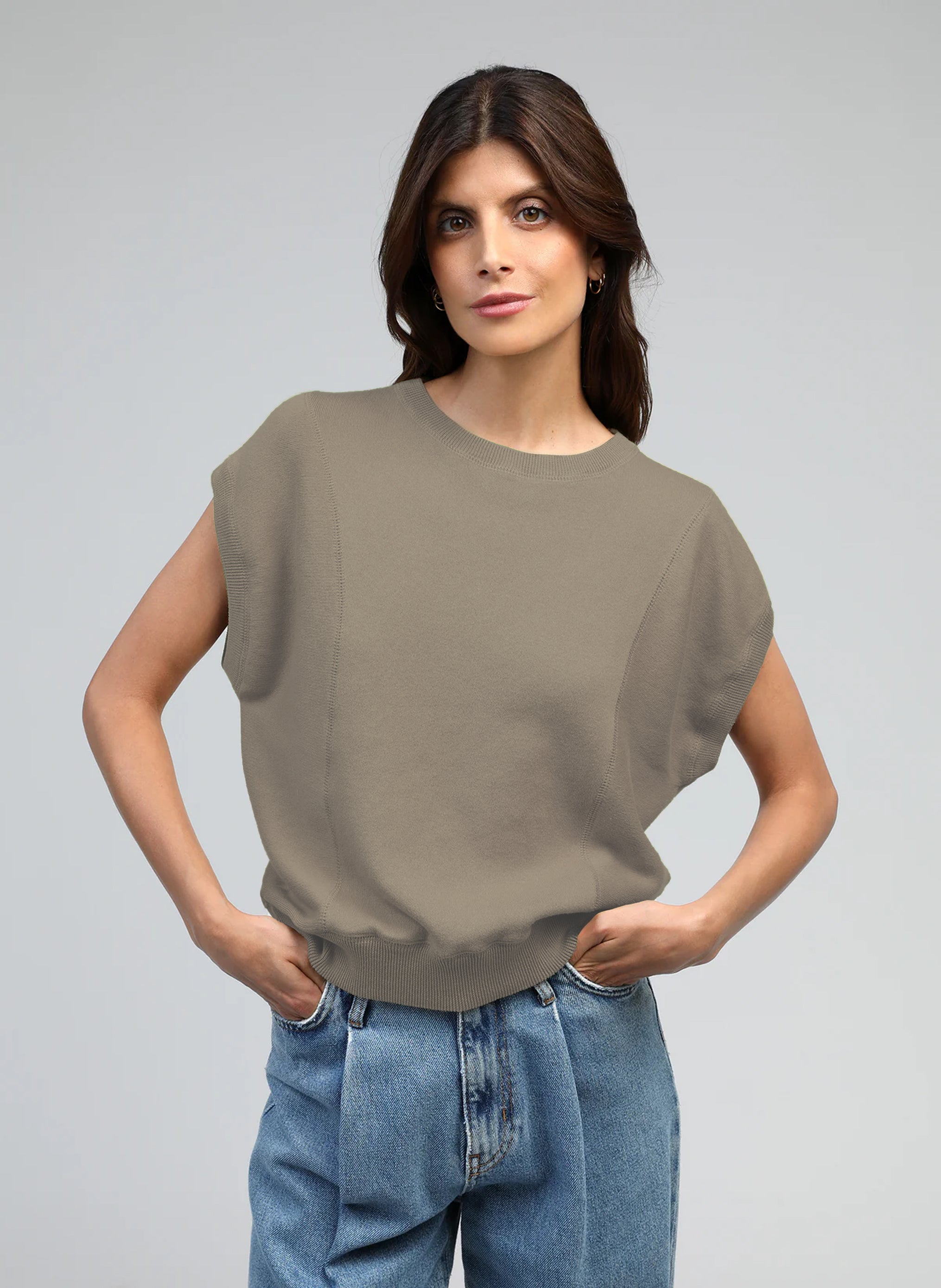 PULL BORELIA ficelle