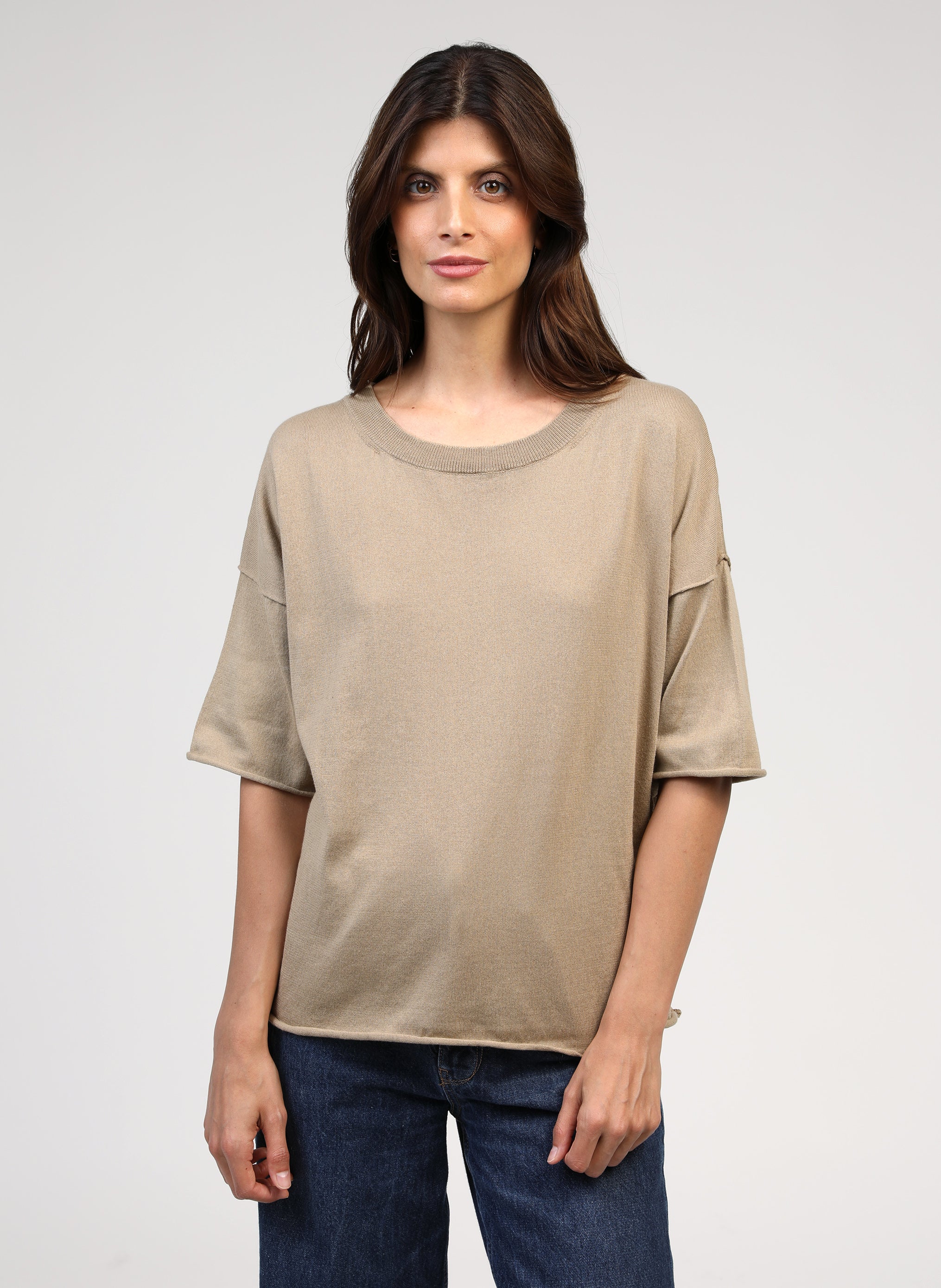 PULL BORNA ficelle