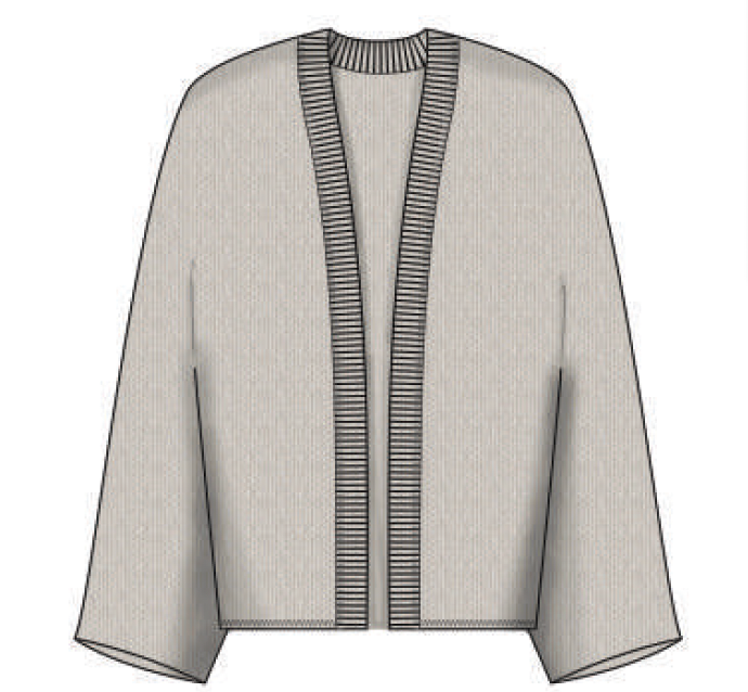 GILET BINARMY ebene