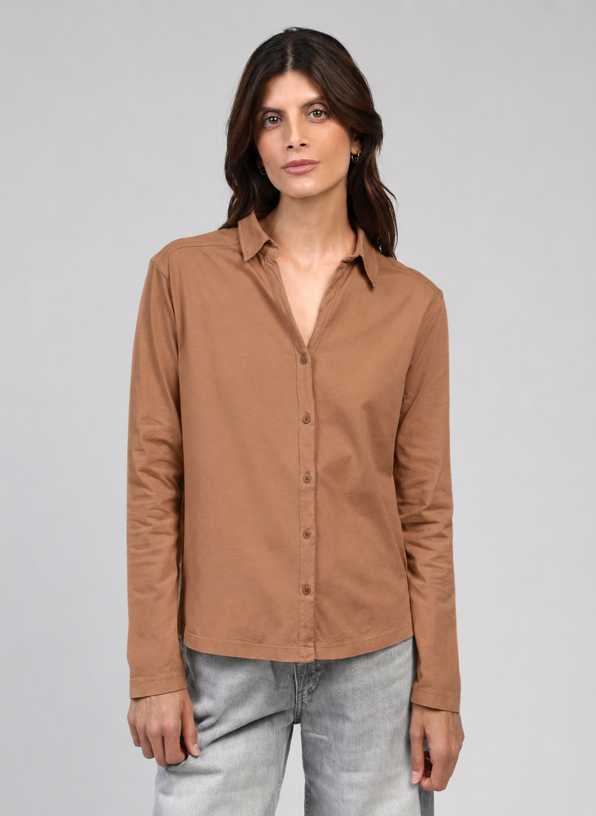 CHEMISE DELTINY cacao