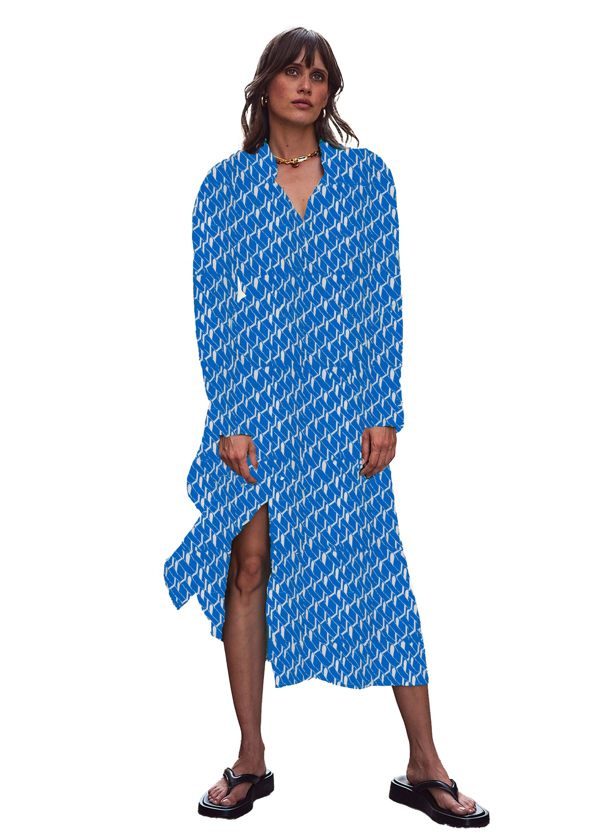 ROBE IWANE lisboa bleu