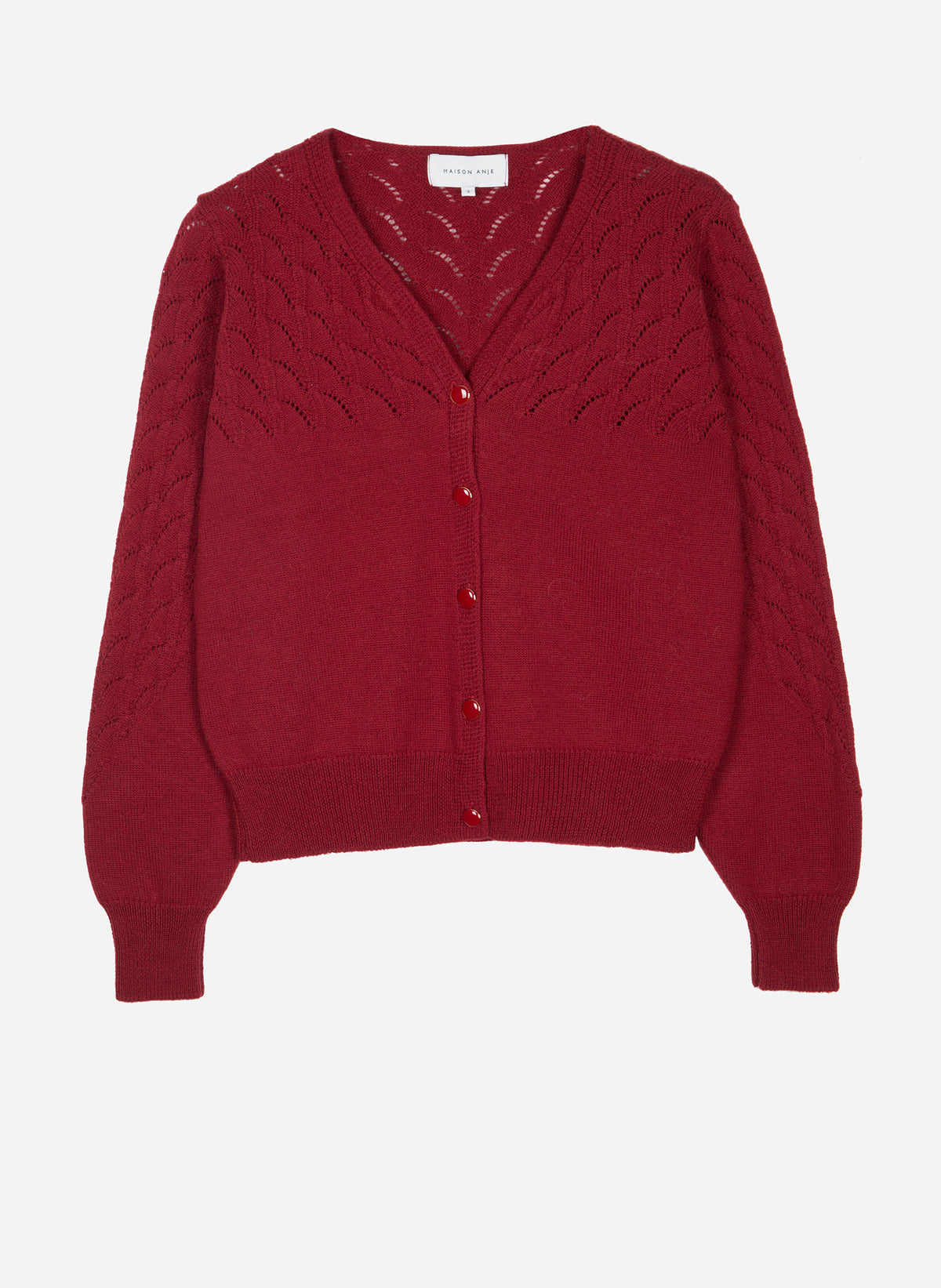CARDIGAN LANVERS framboise