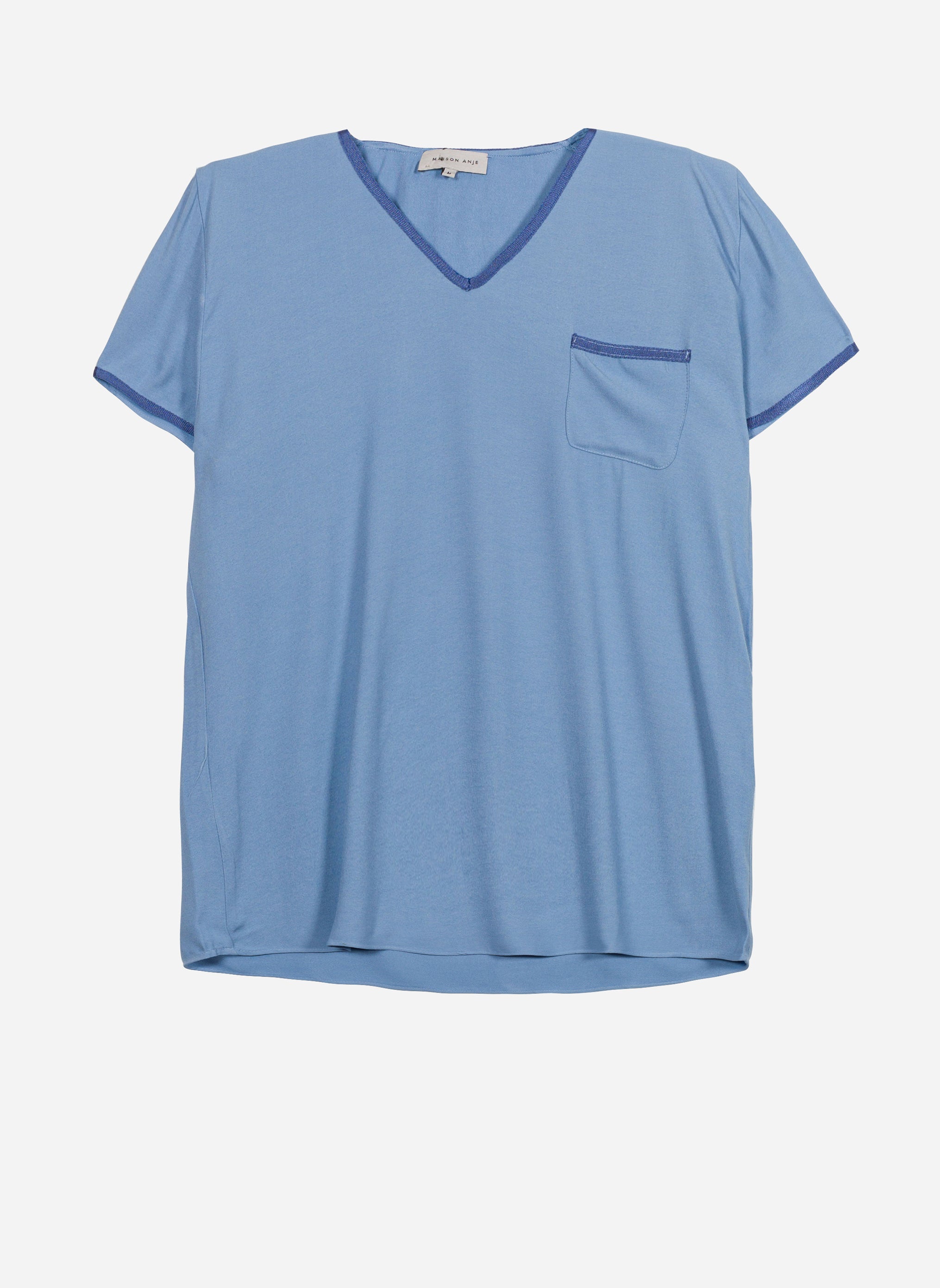T-SHIRT NOLAN bleuet