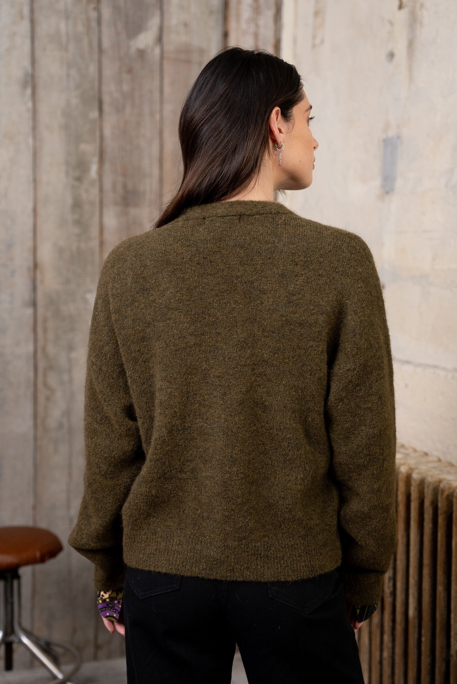 CARDIGAN BRIELLY ebene