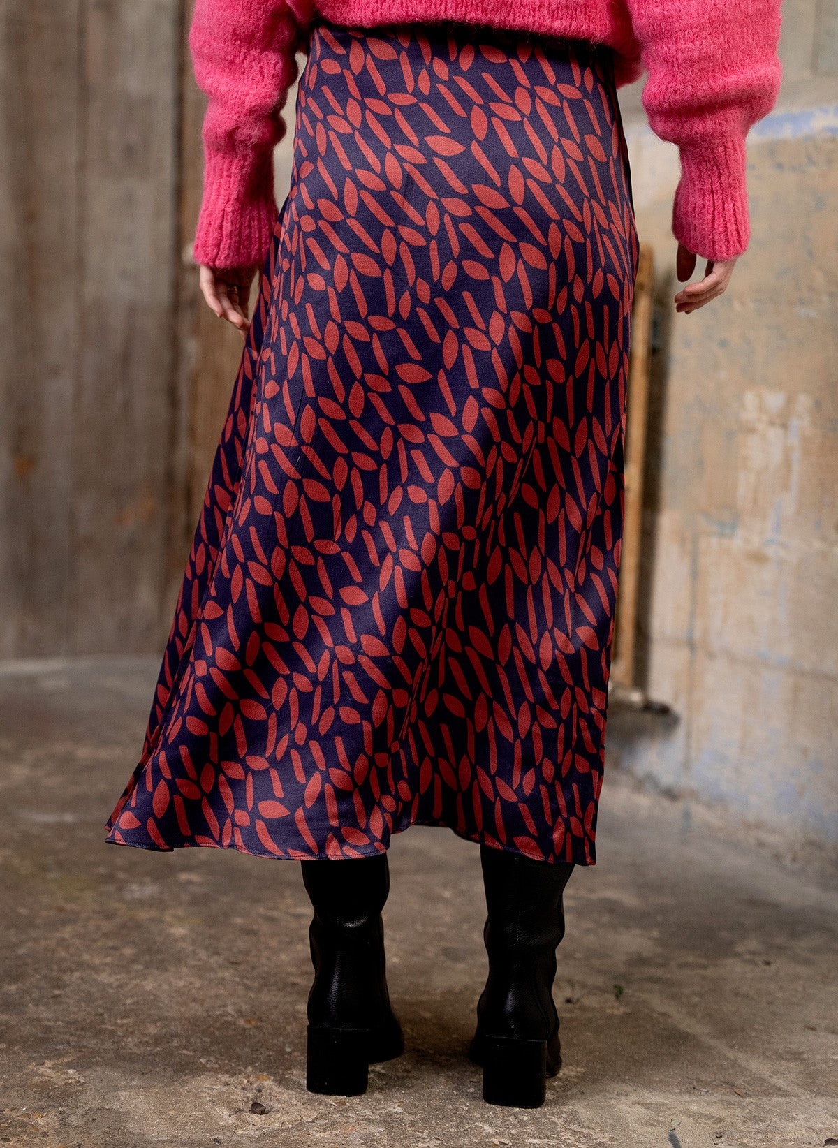 MIDI SKIRT ILEM evora night
