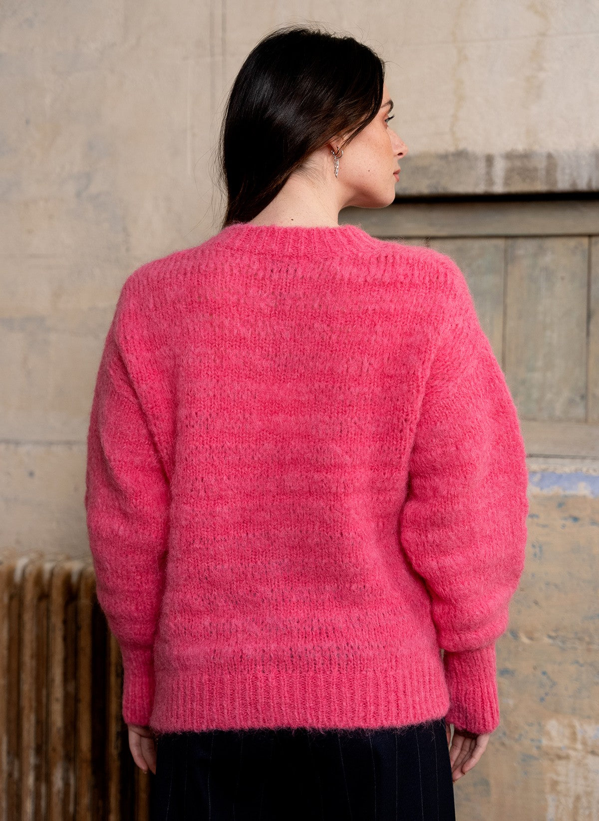 LESTOCKHOLM raspberry sweater