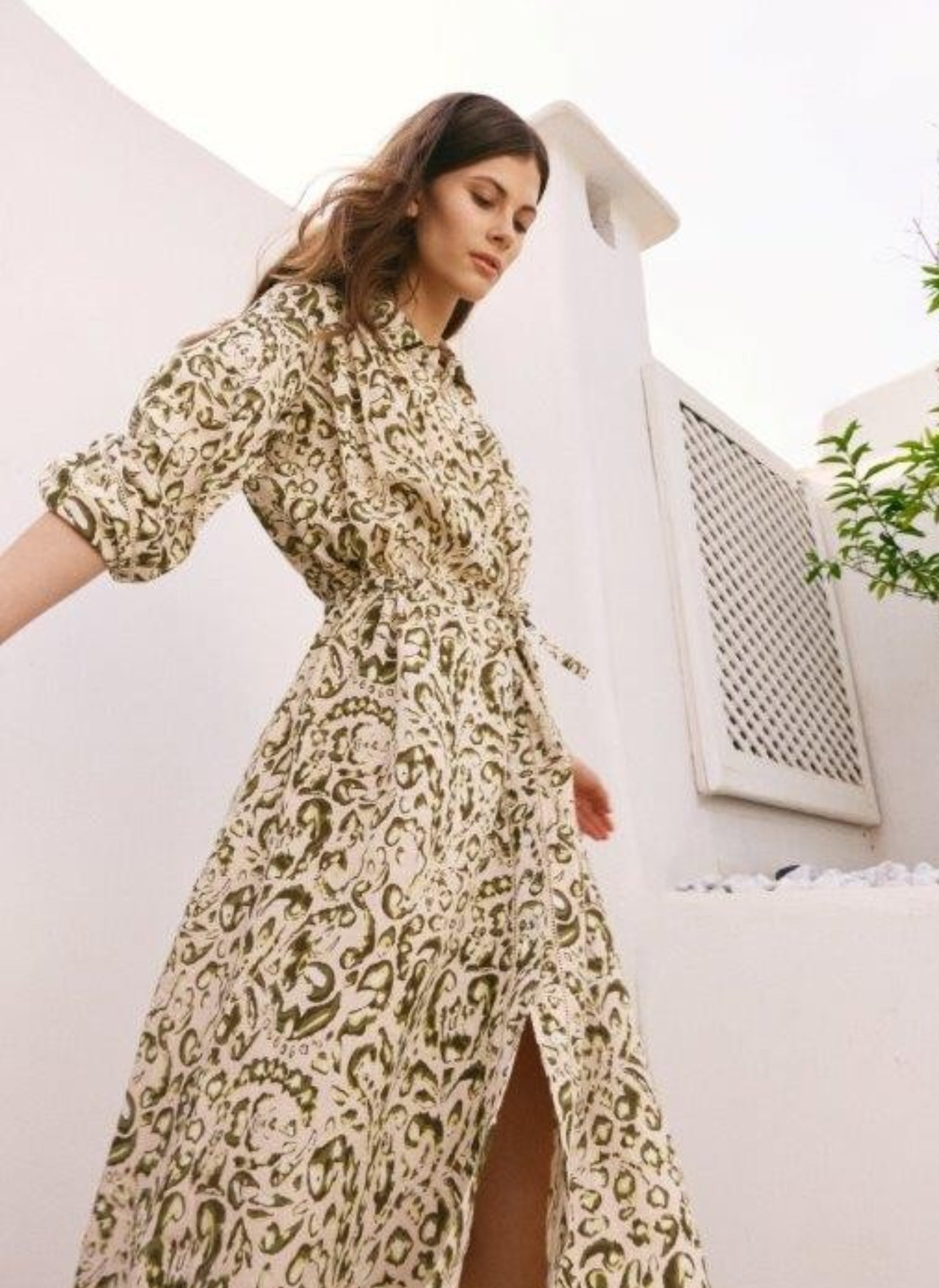 INKO LONG DRESS khaki