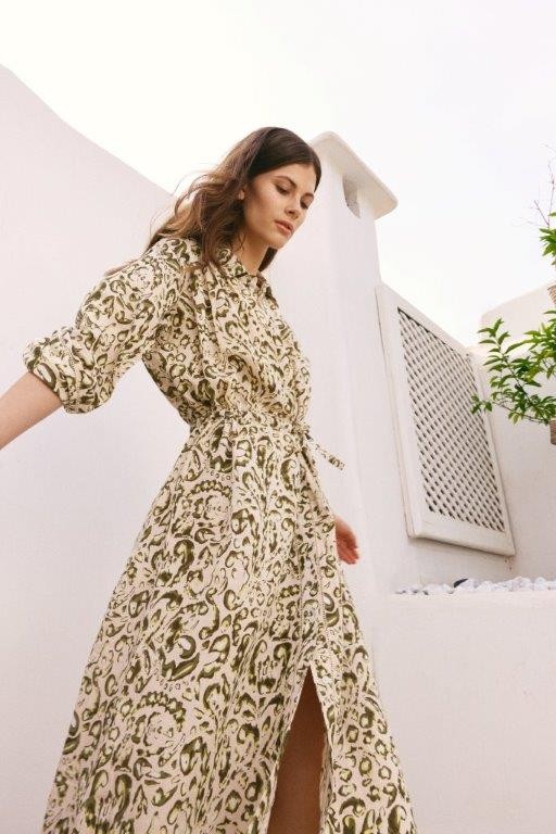 INKO LONG DRESS khaki