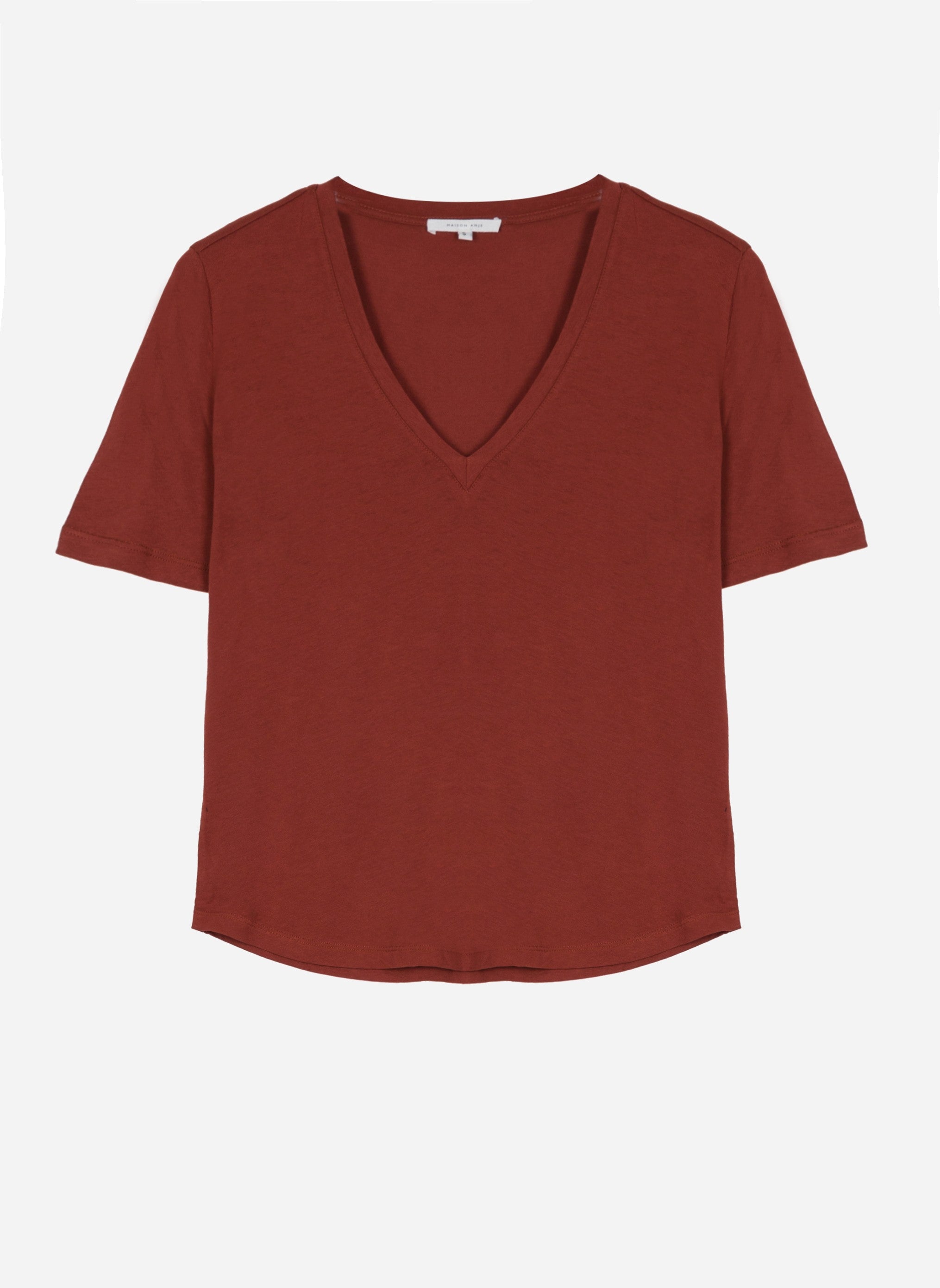 T-SHIRT DEMY cinnamon