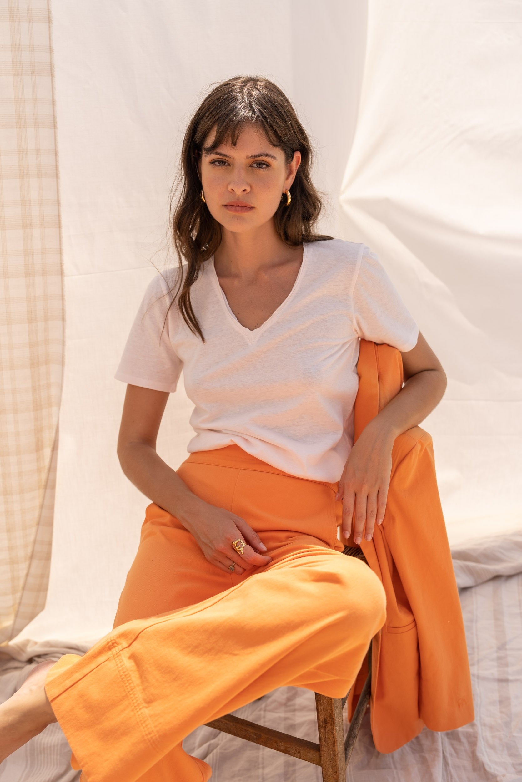 ISSA PANTALON apricot