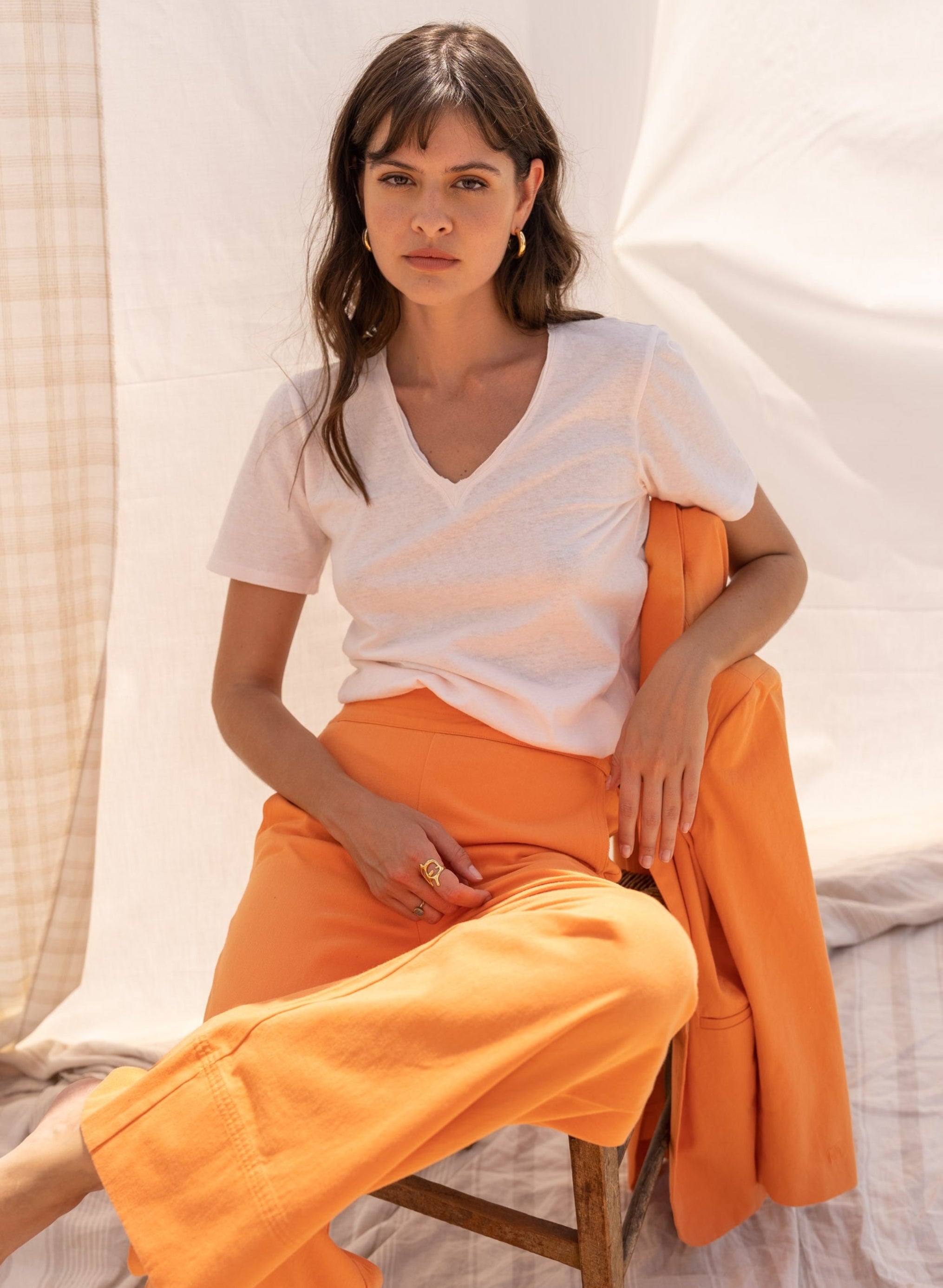 ISSA PANTALON apricot