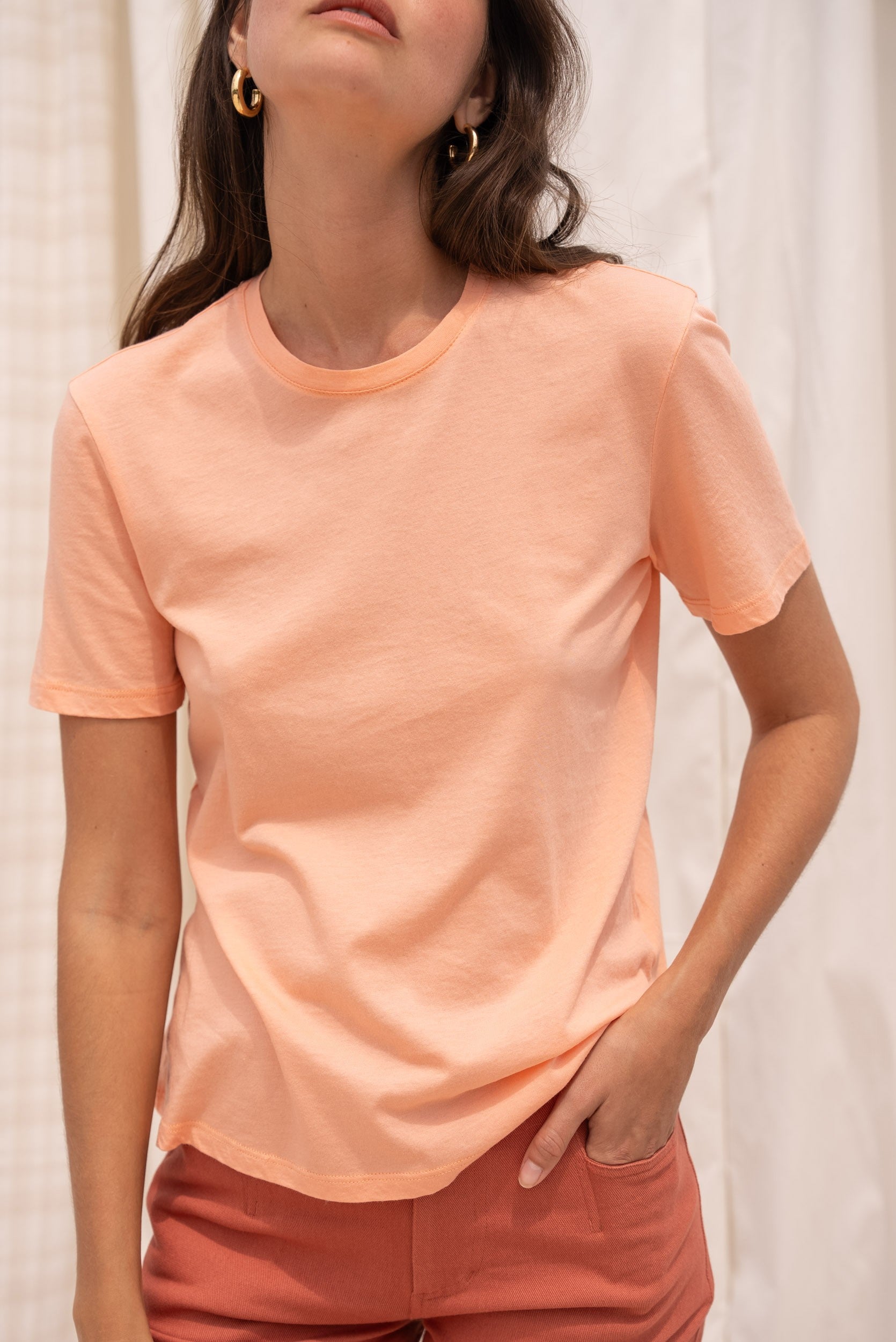 T-SHIRT DAHLIA mango