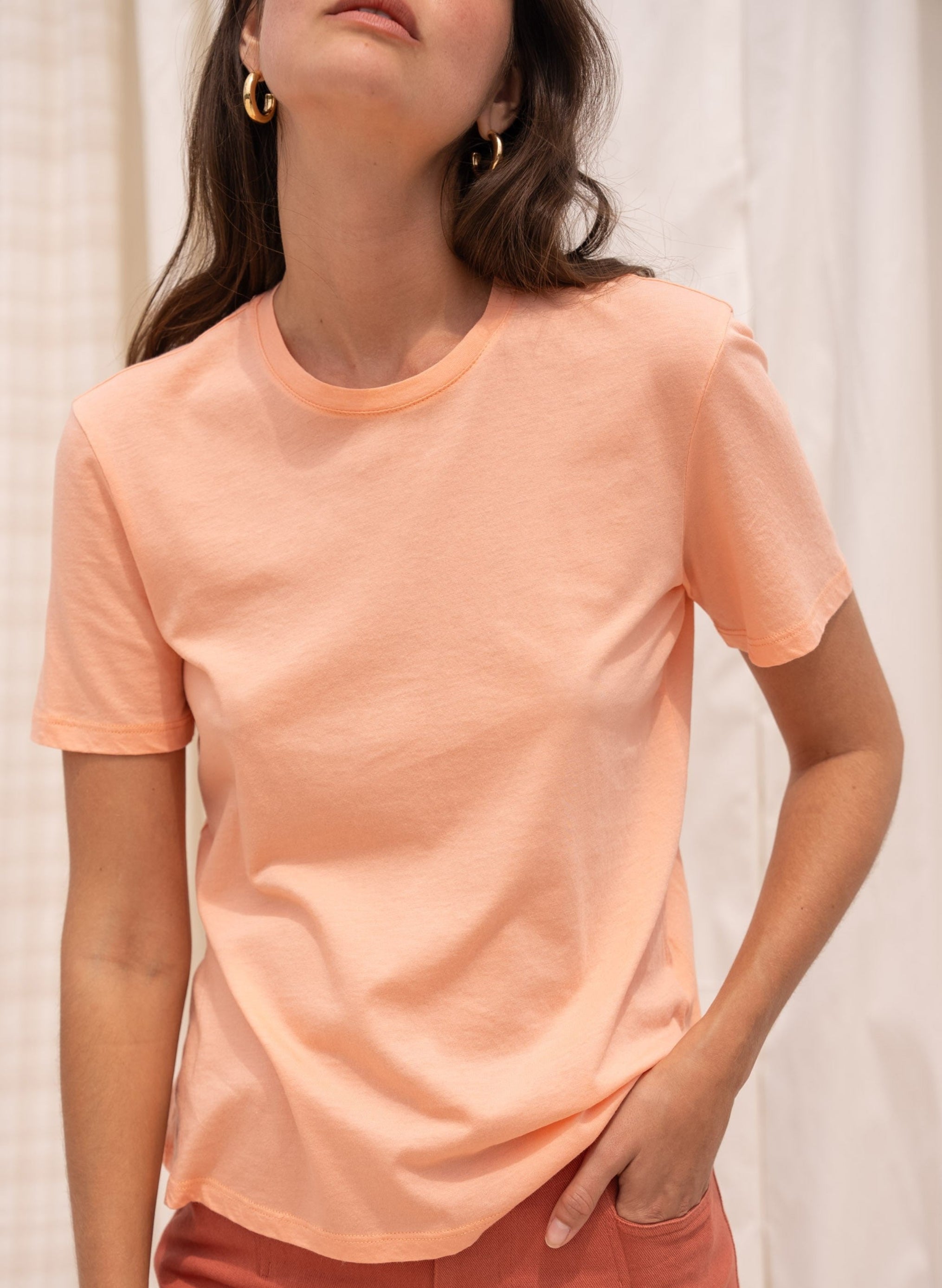 T-SHIRT DAHLIA mango