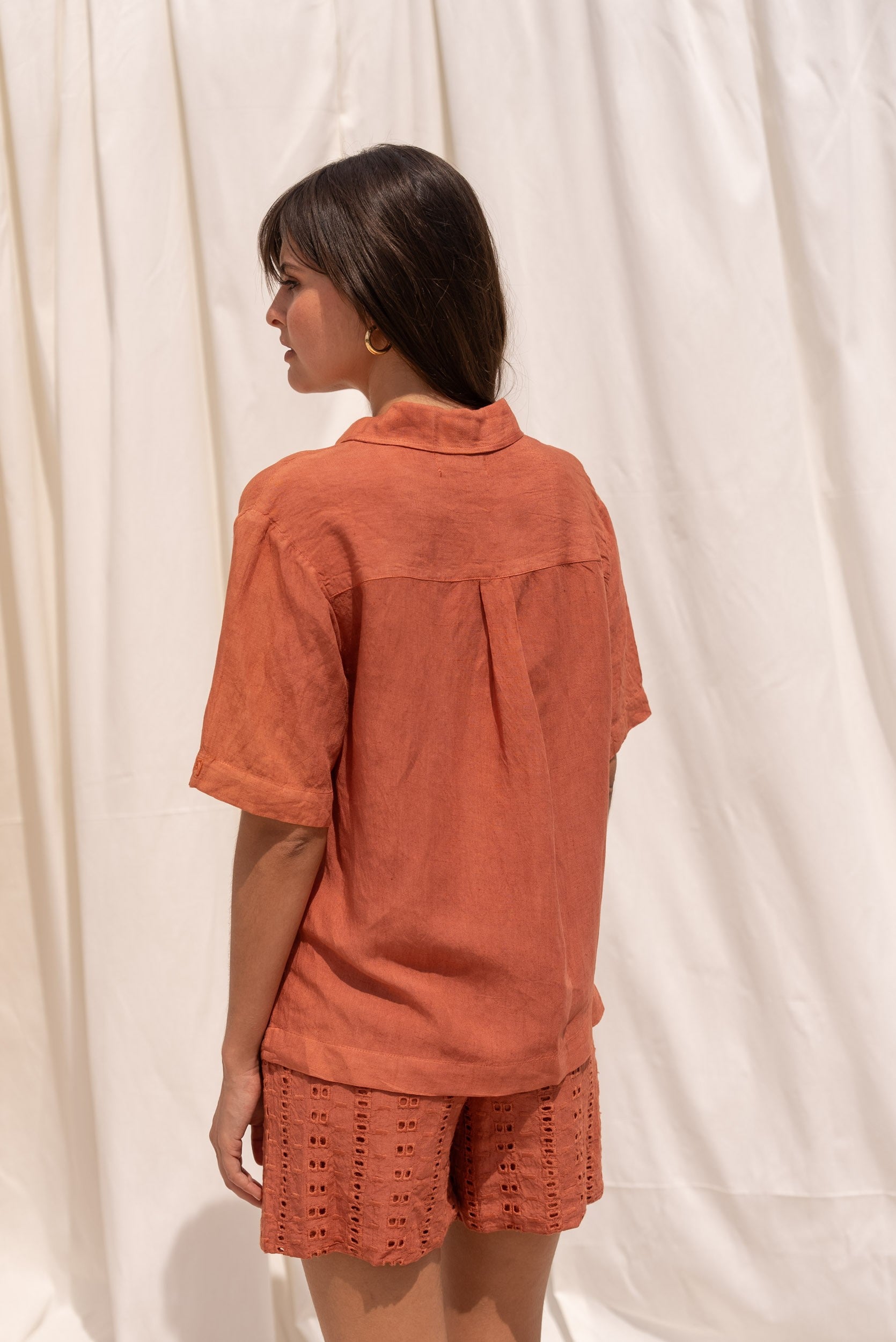 CHEMISE IRODA caramelo