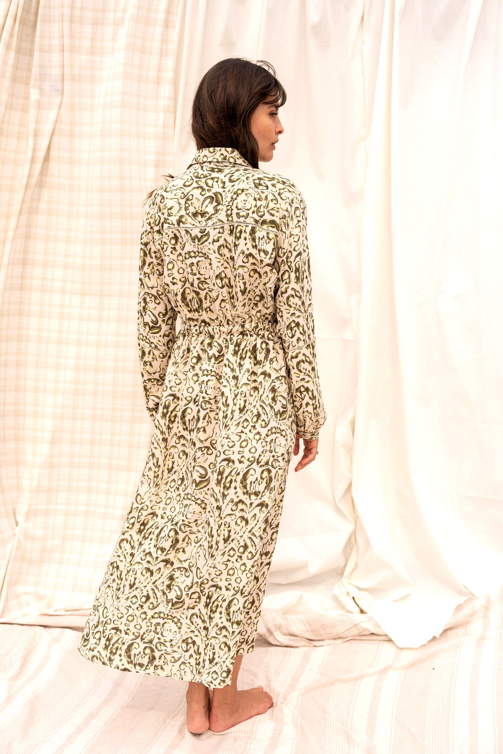 INKO LONG DRESS khaki