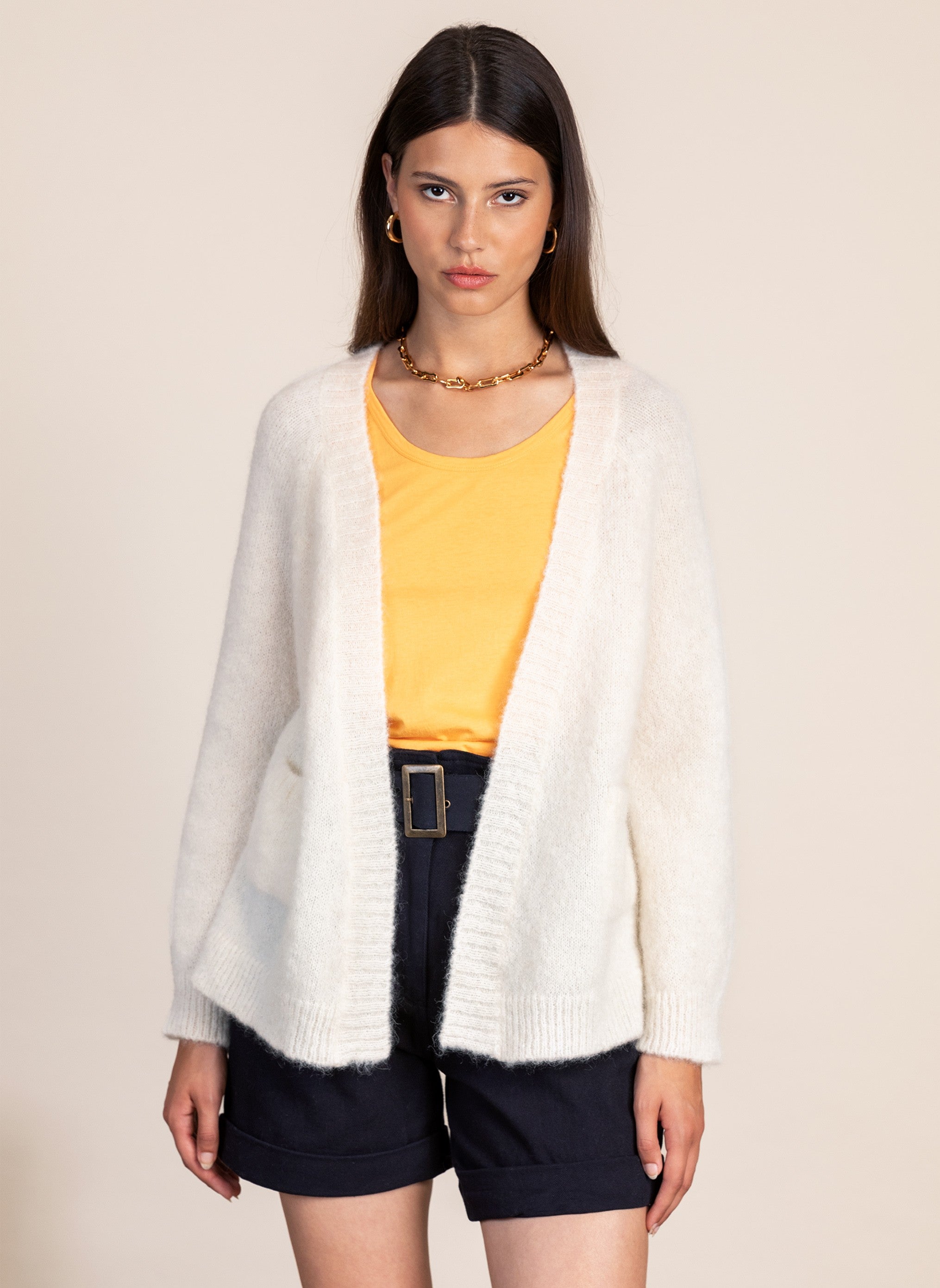 CARDIGAN BRUNETI milk