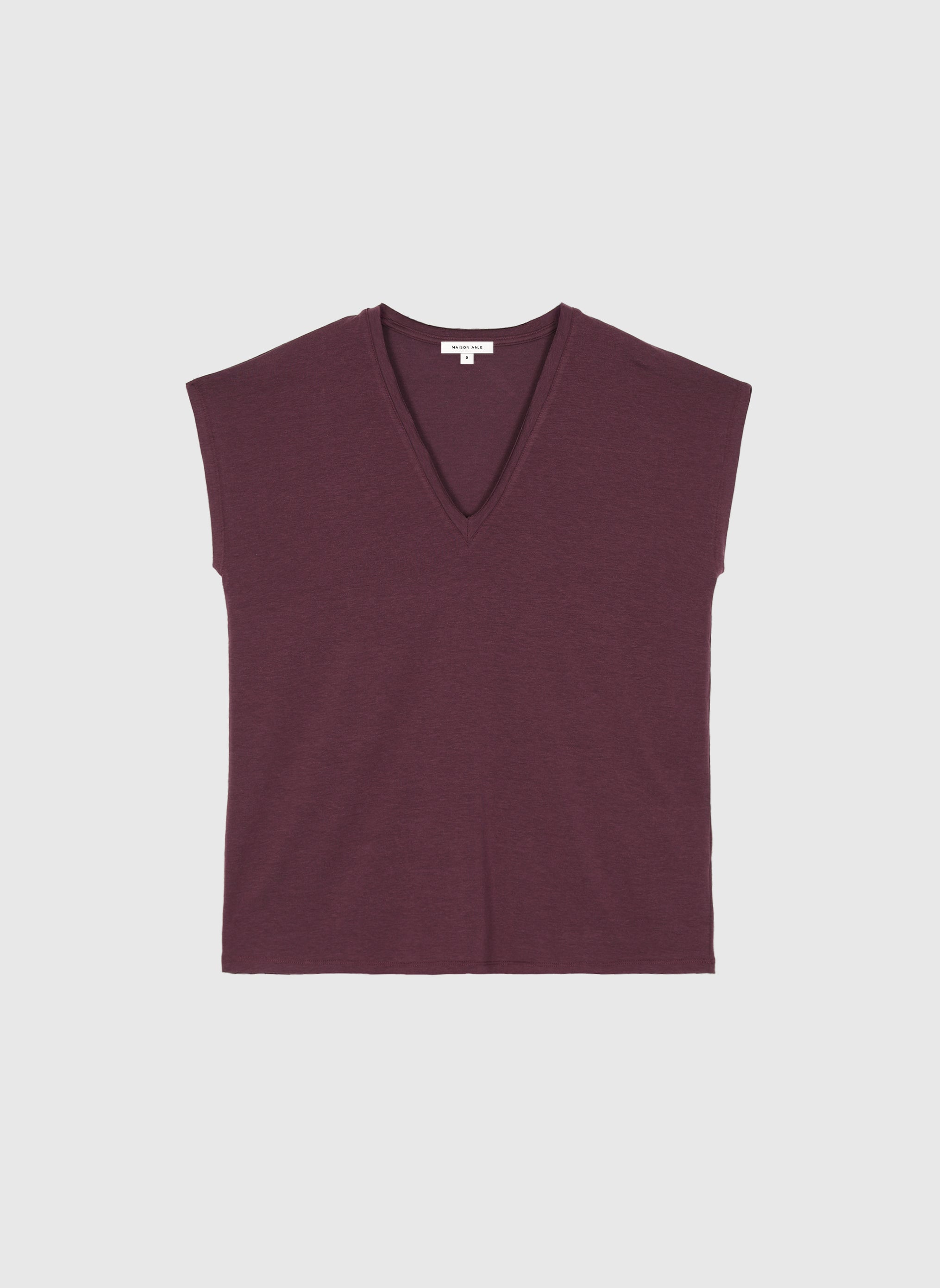 T-SHIRT DORISA L mulberry