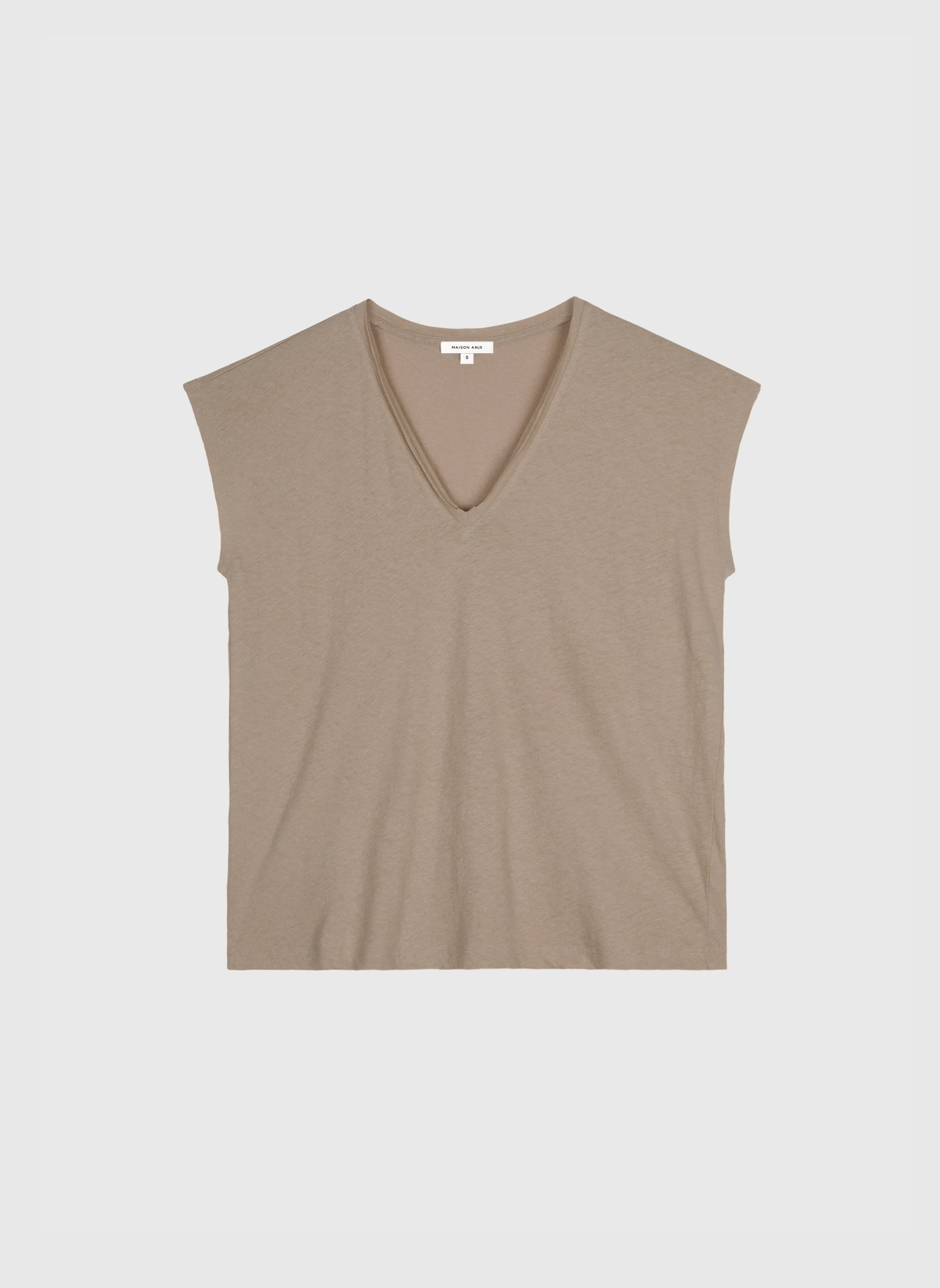 T-SHIRT DORISA L taupe