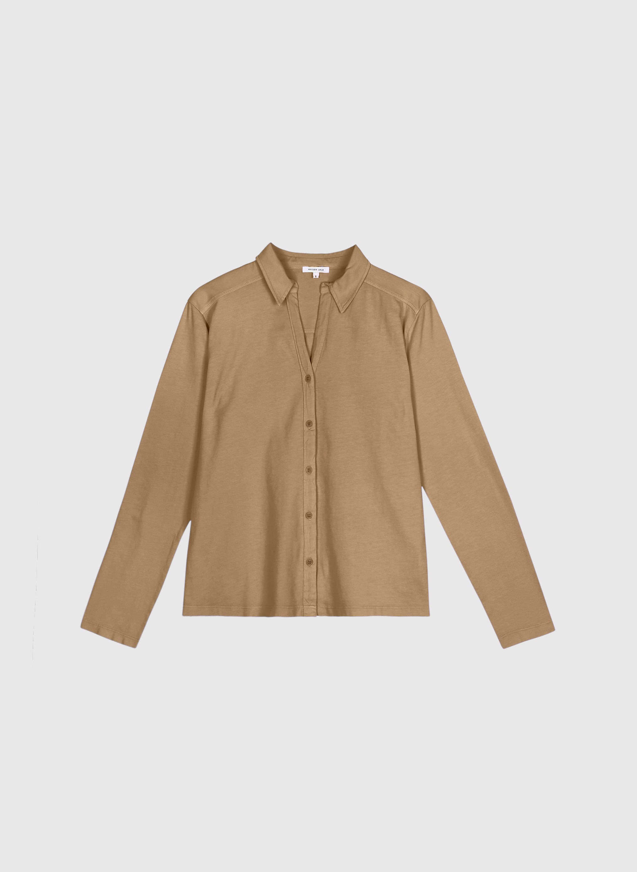CHEMISE DELTINY L camel