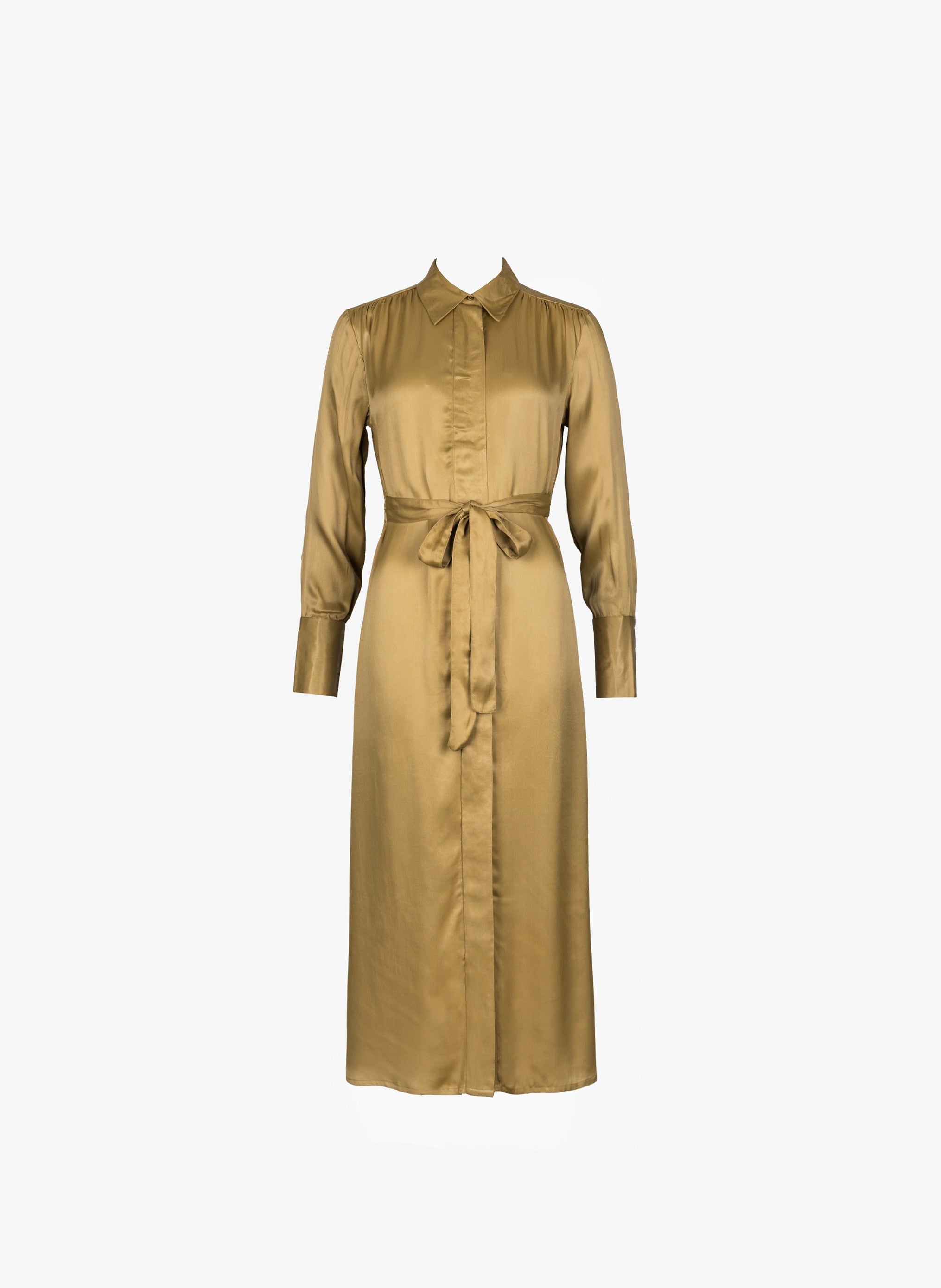 IMANE LONG DRESS olive