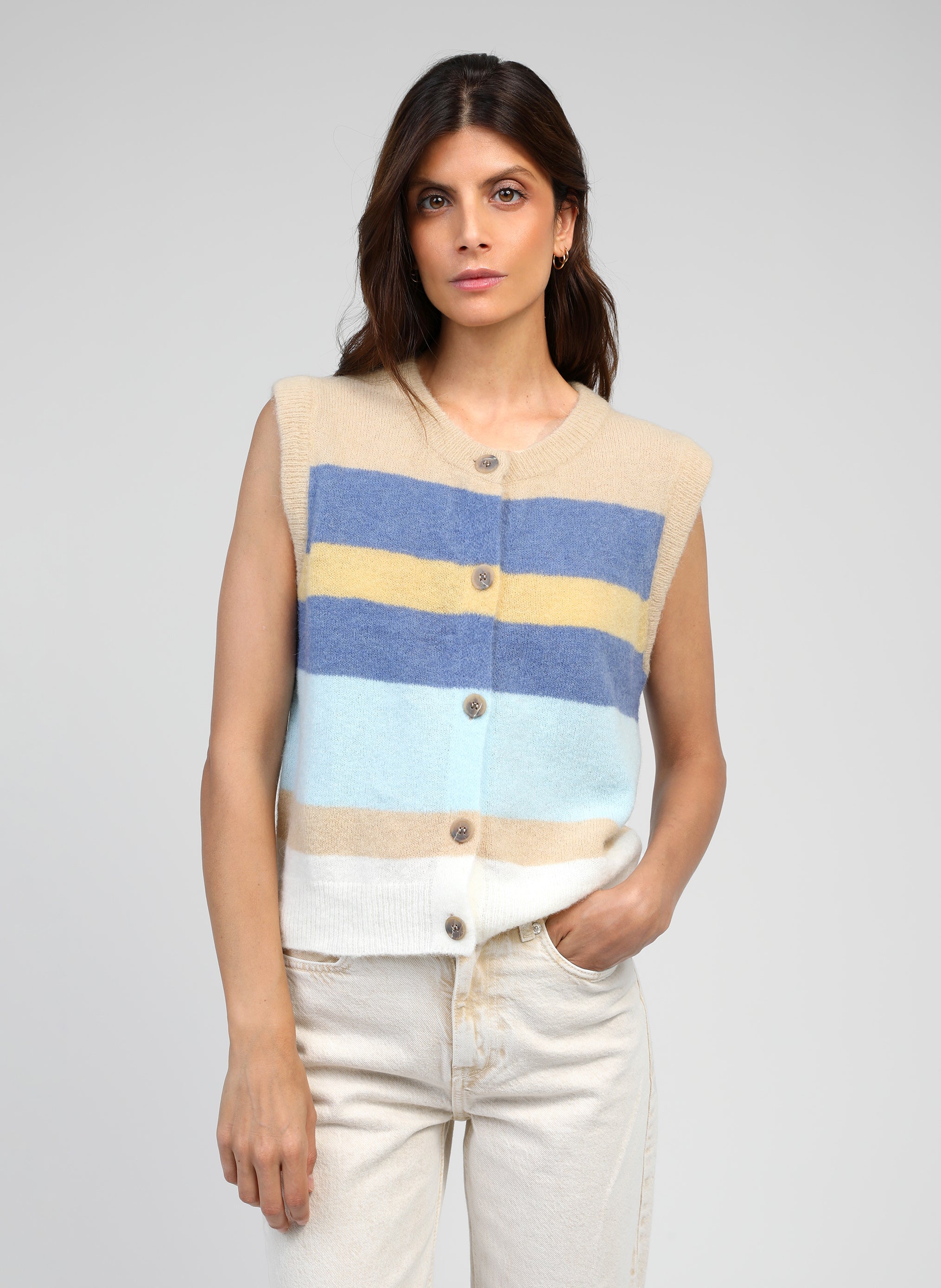 GILET BALANOA milk