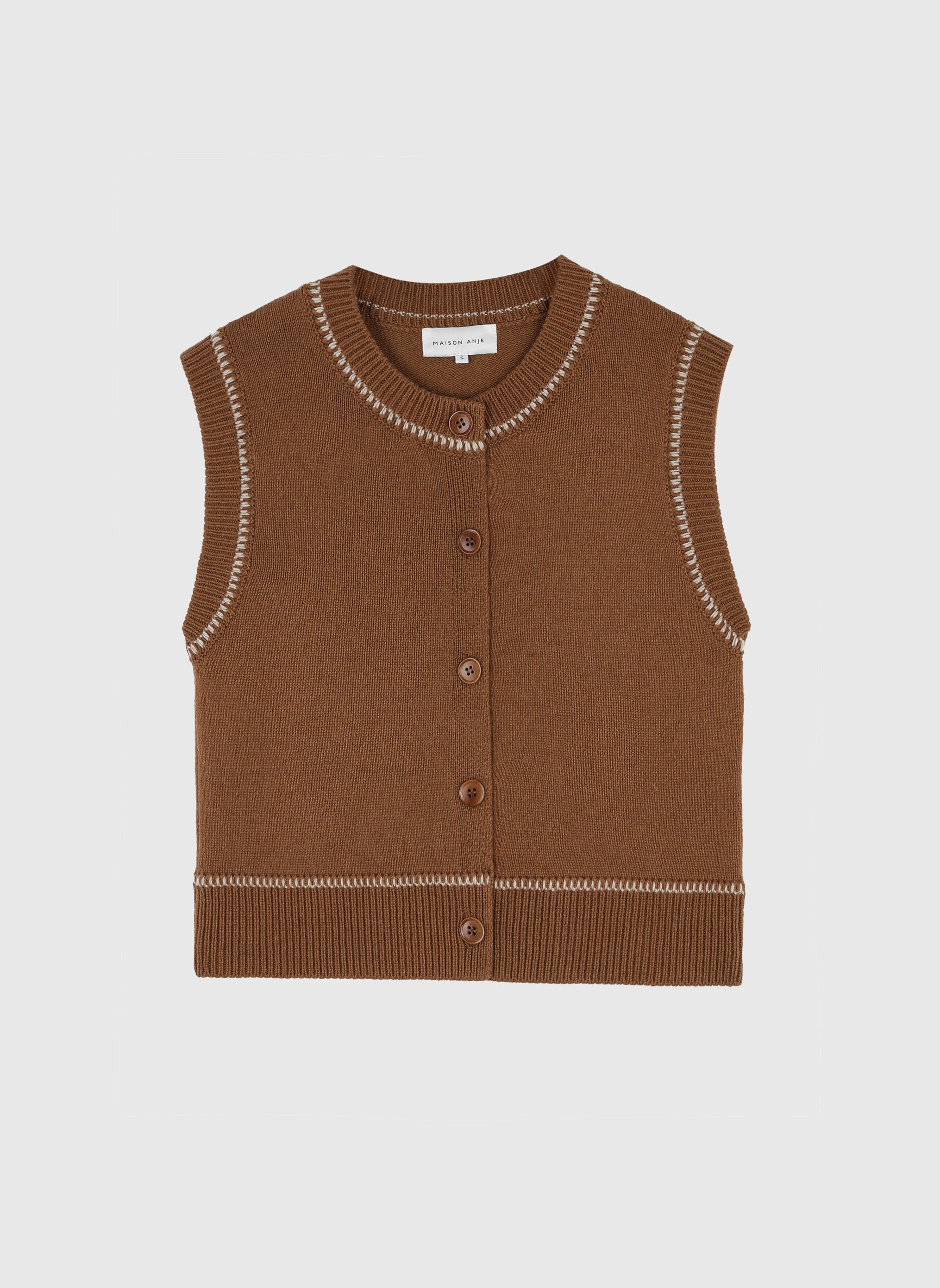 GILET BARDY cacao