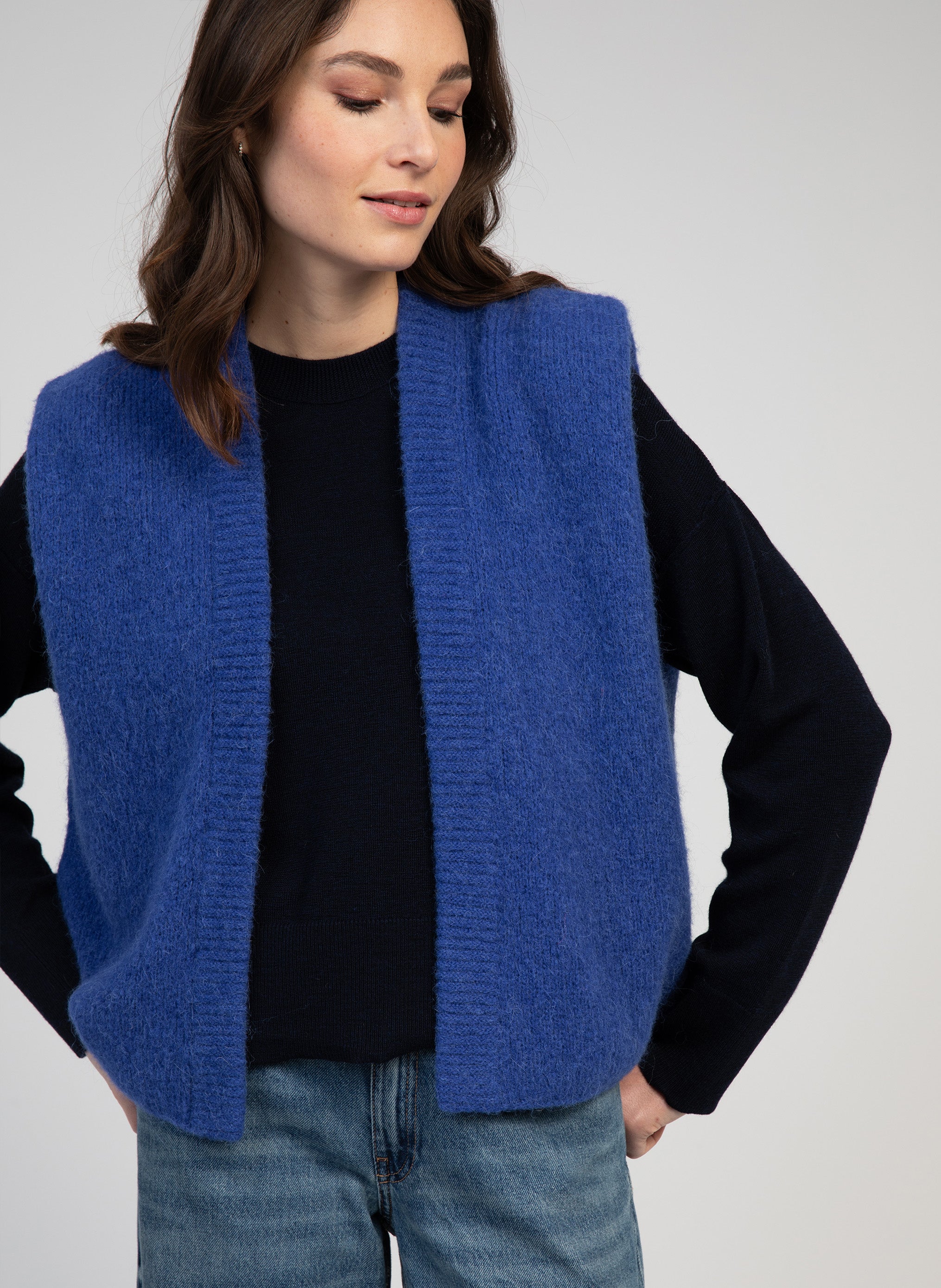 GILET BESCO royal