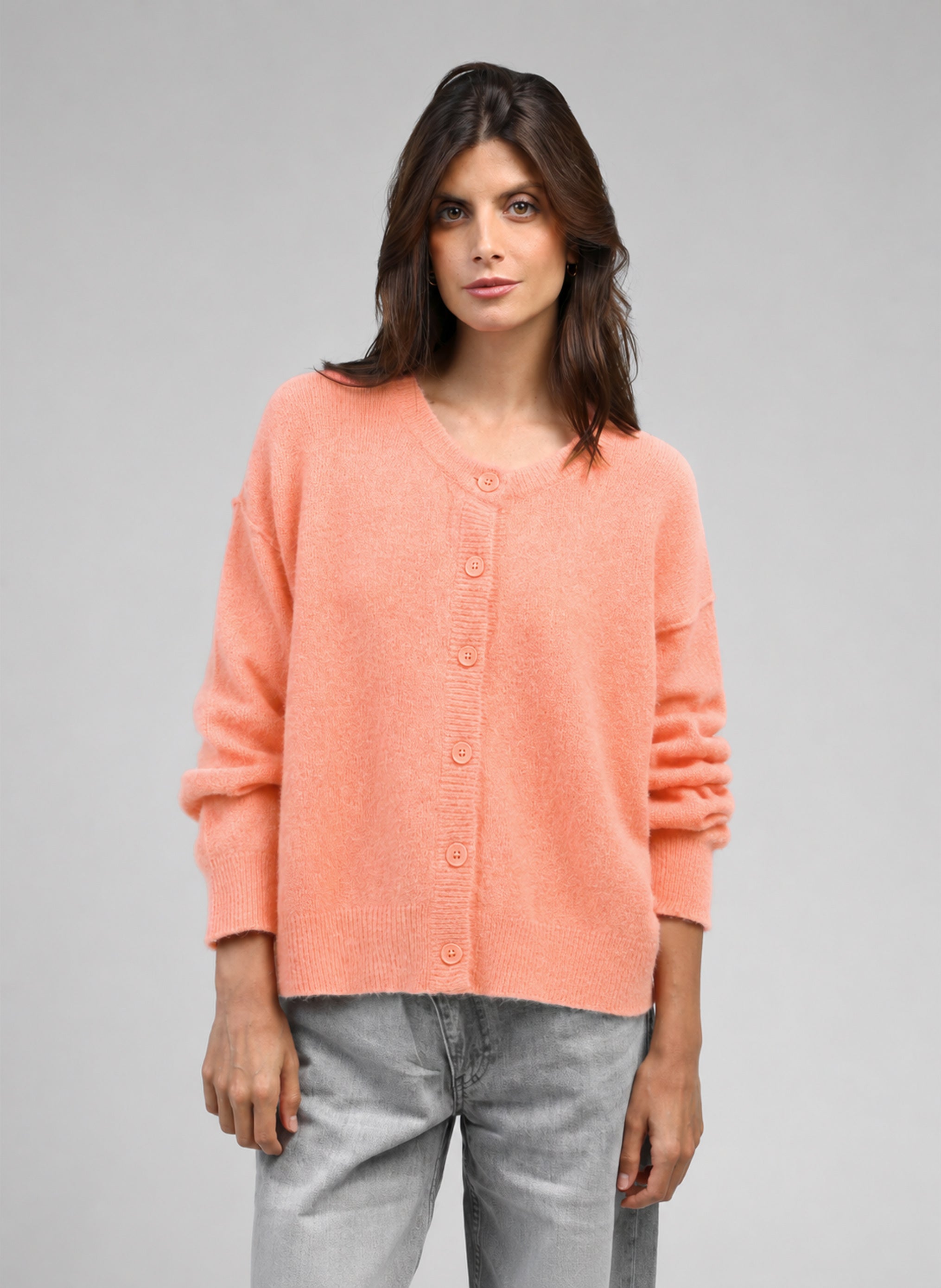 GILET BIMANOA peach