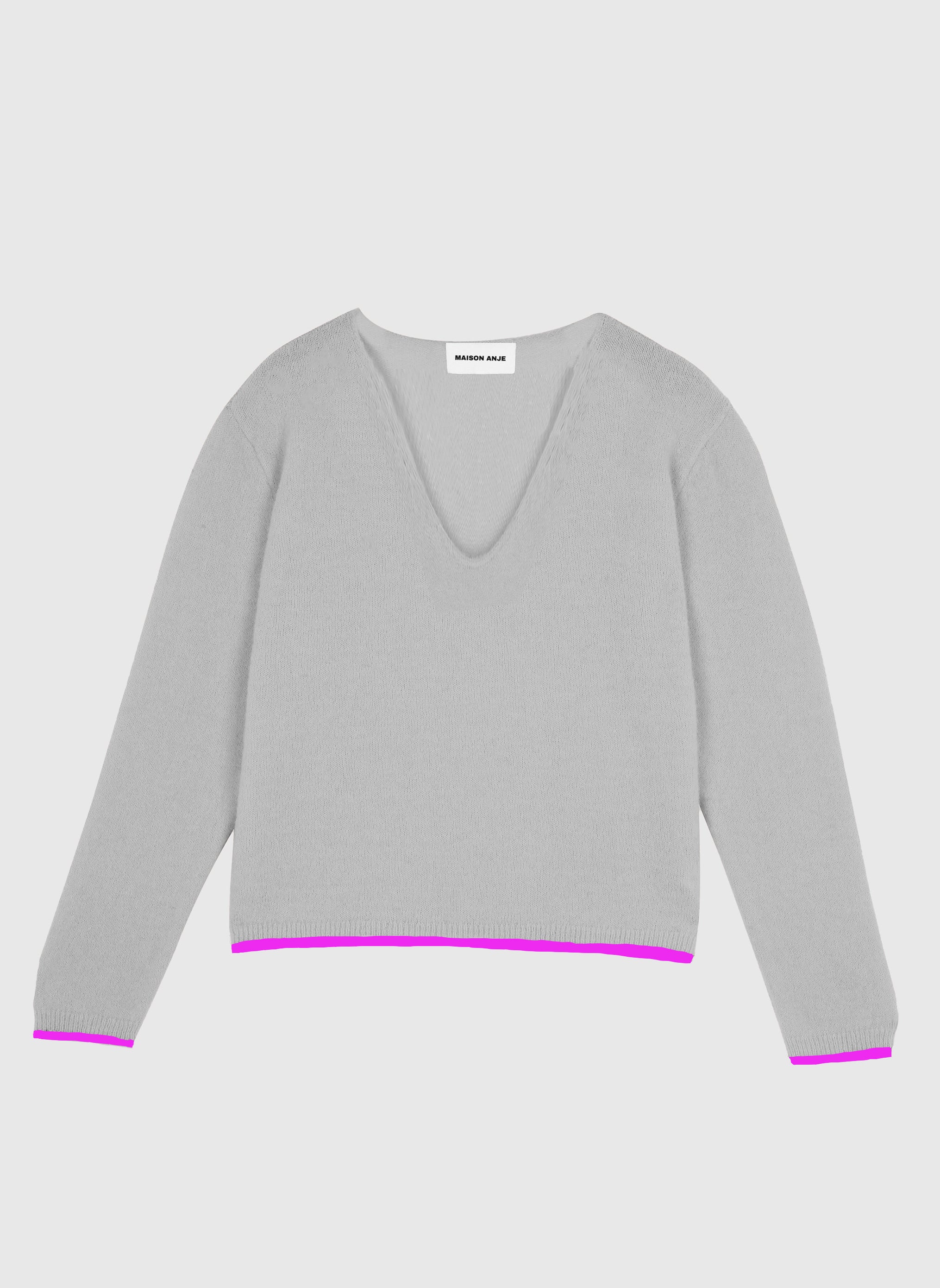 PULL BINAVOA light grey