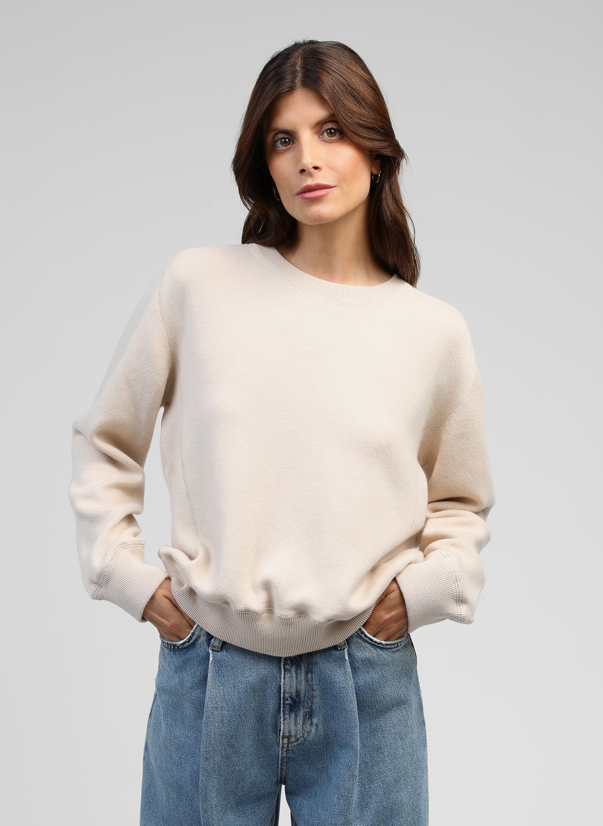 PULL BORELATO sable
