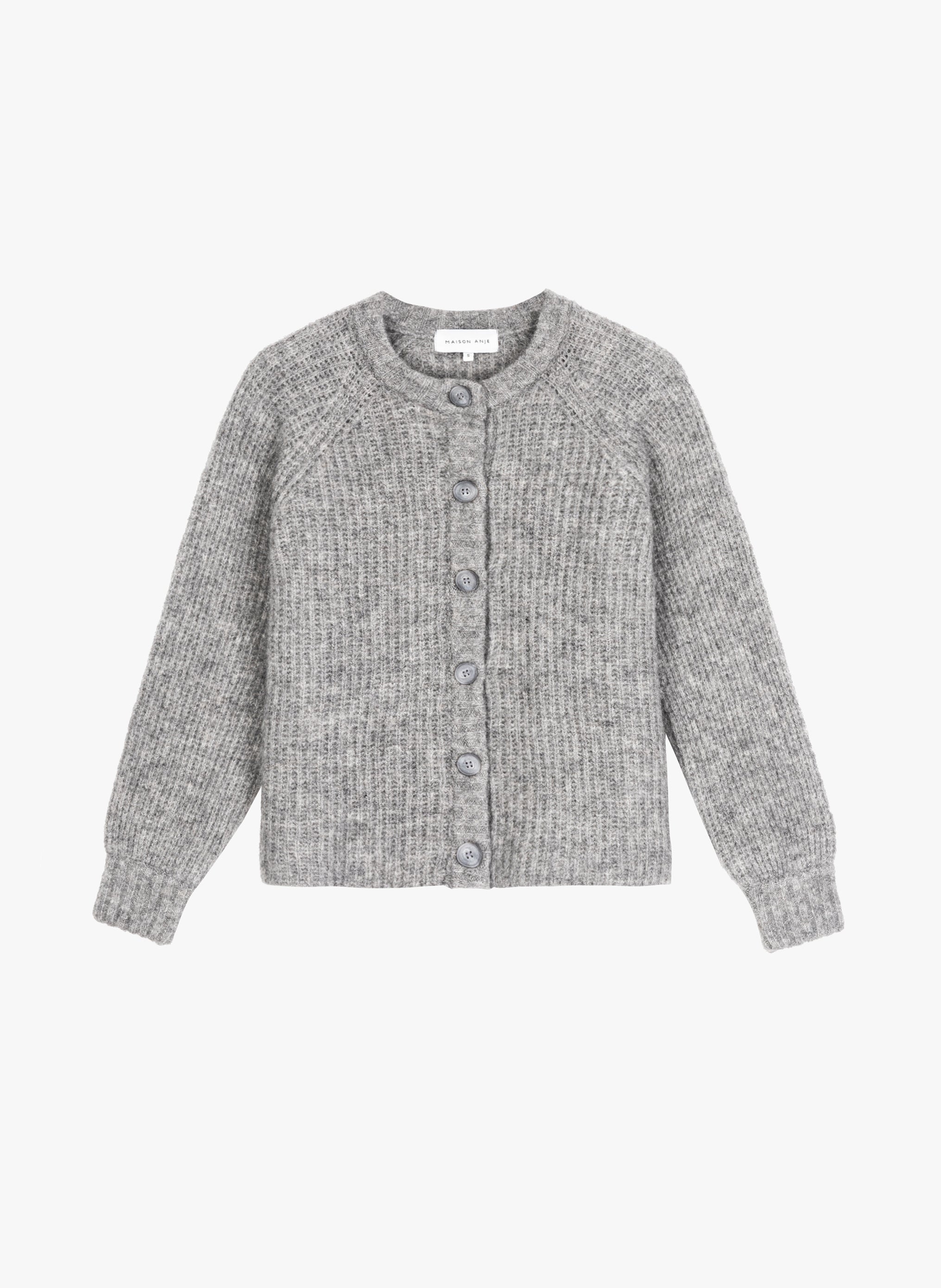 CARDIGAN BOSSY stone