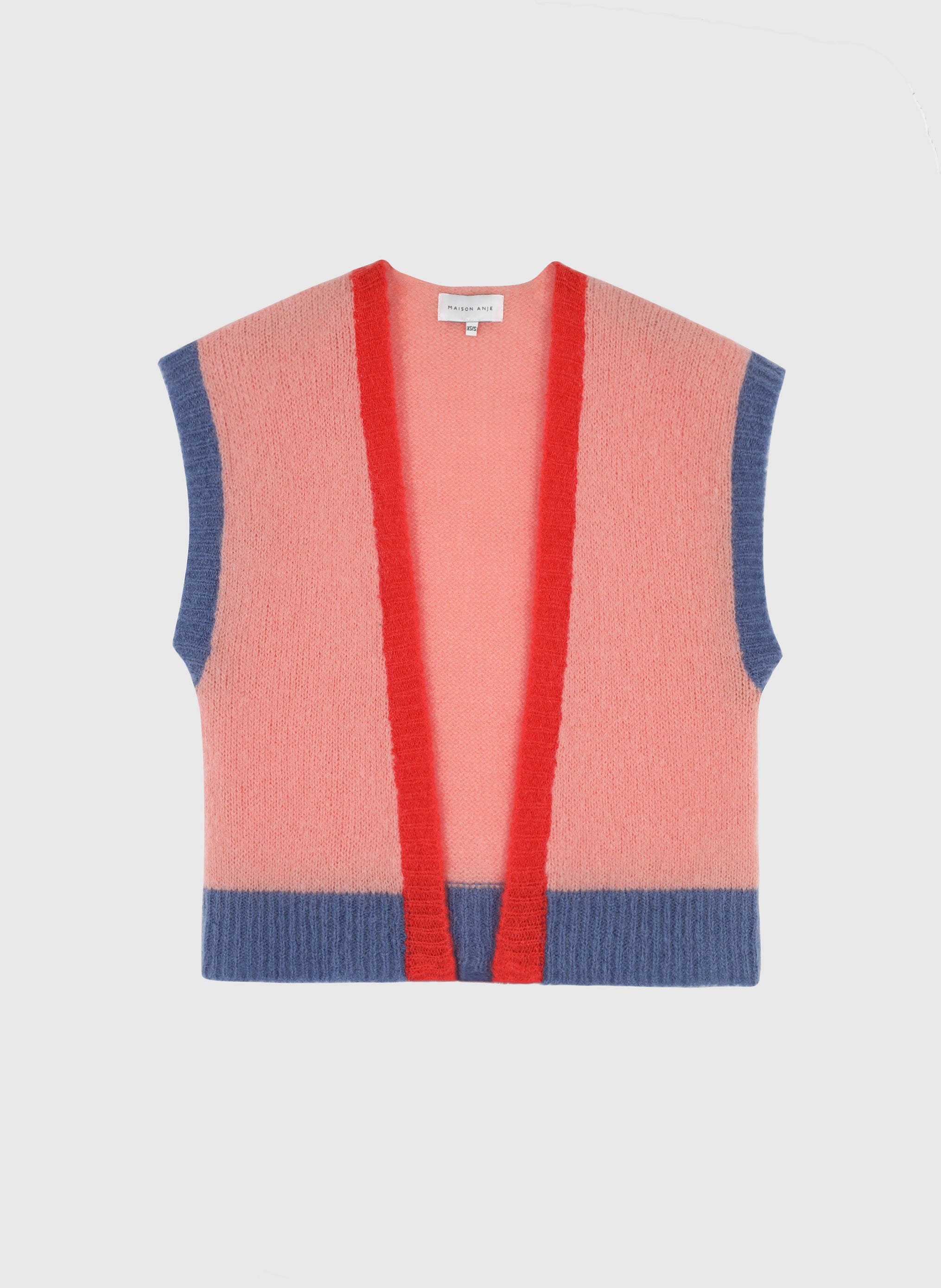 GILET BREDI peach