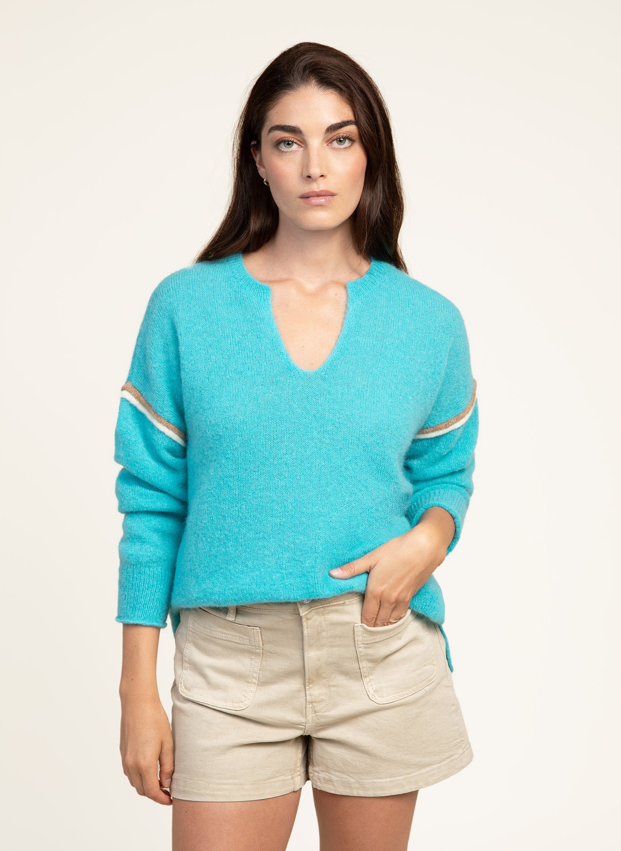 BRENT PULL turquoise
