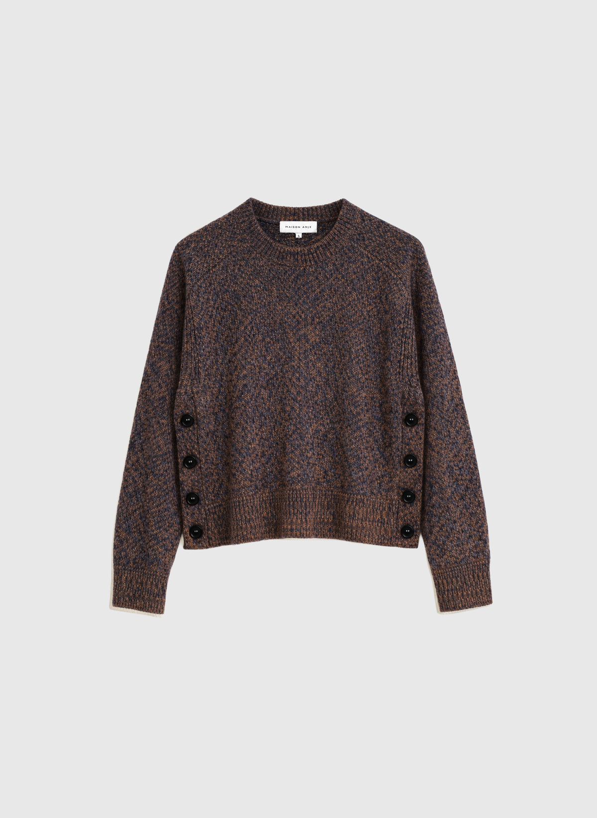 PULL BYRON marron chiné