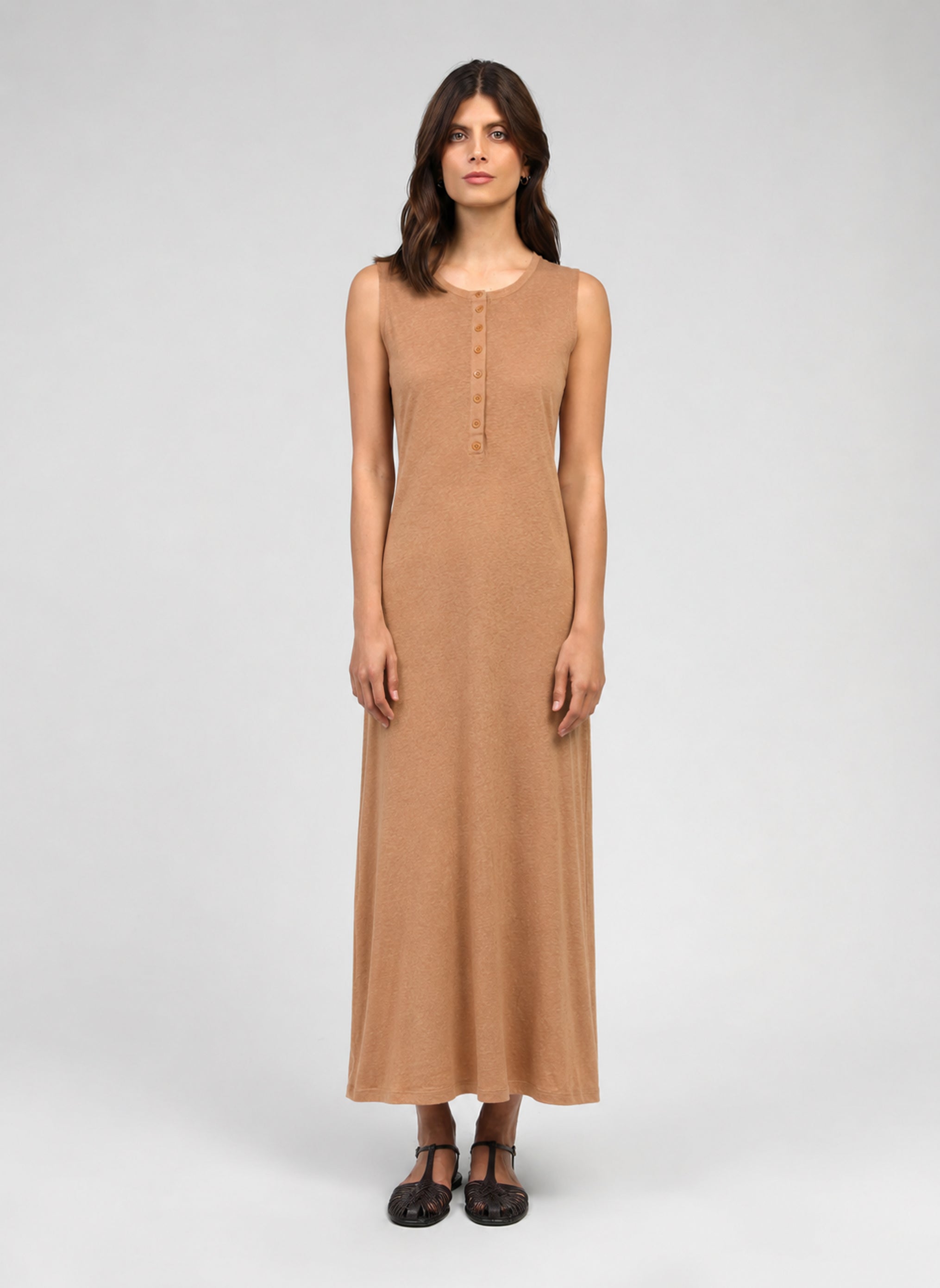ROBE LONGUE DANIRO cacao