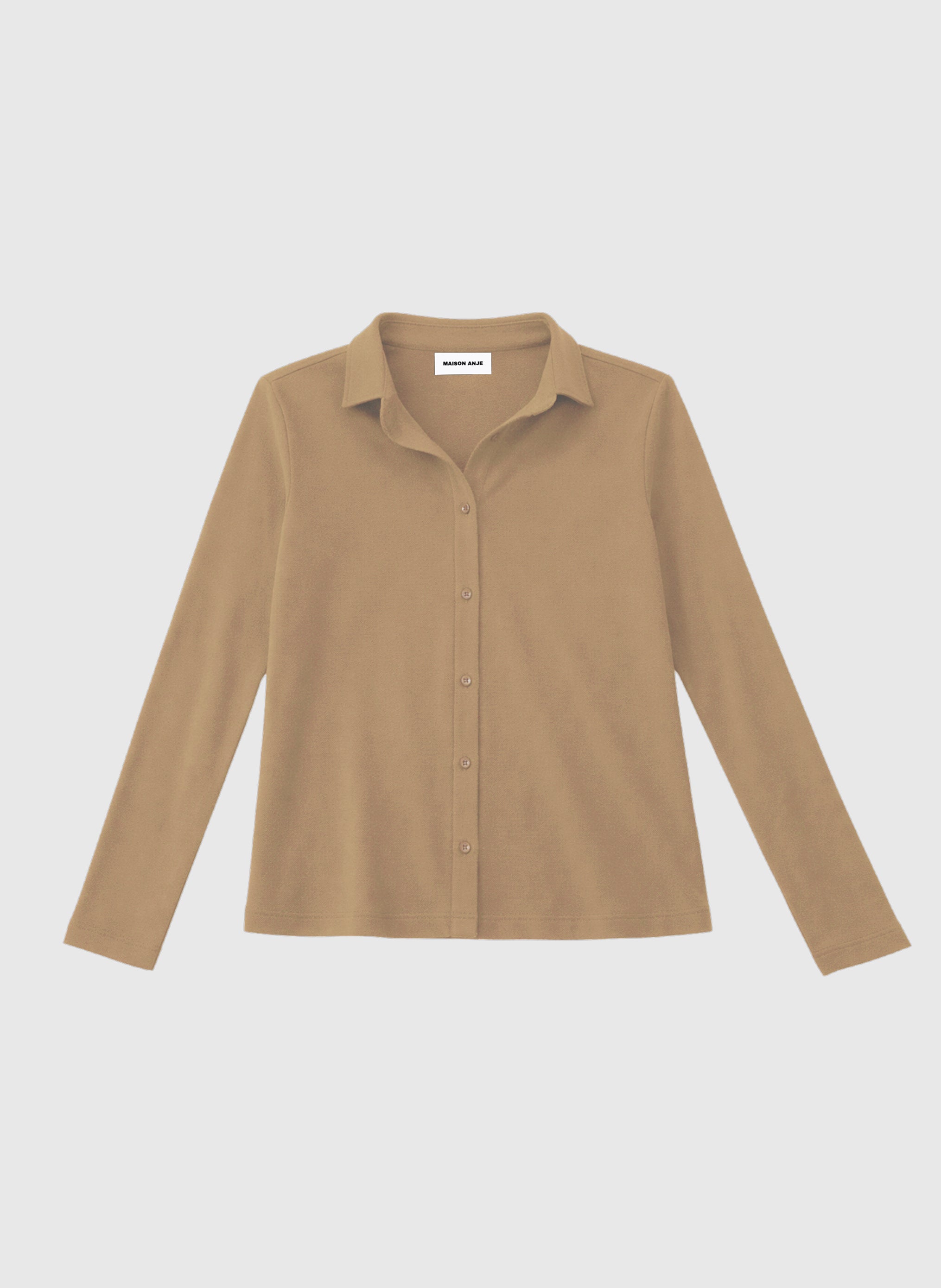CHEMISE DELTINY L camel
