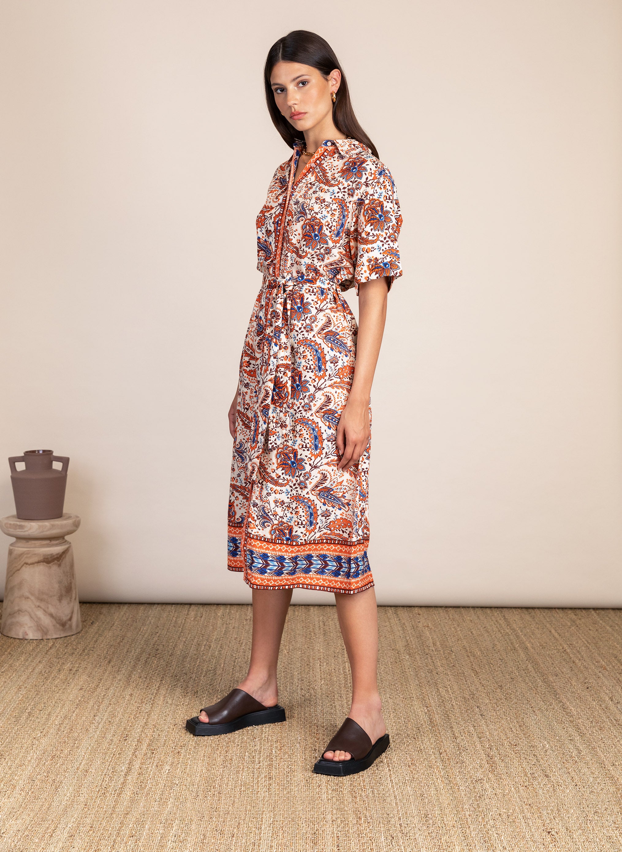 ILENA IMP kerala orange DRESS