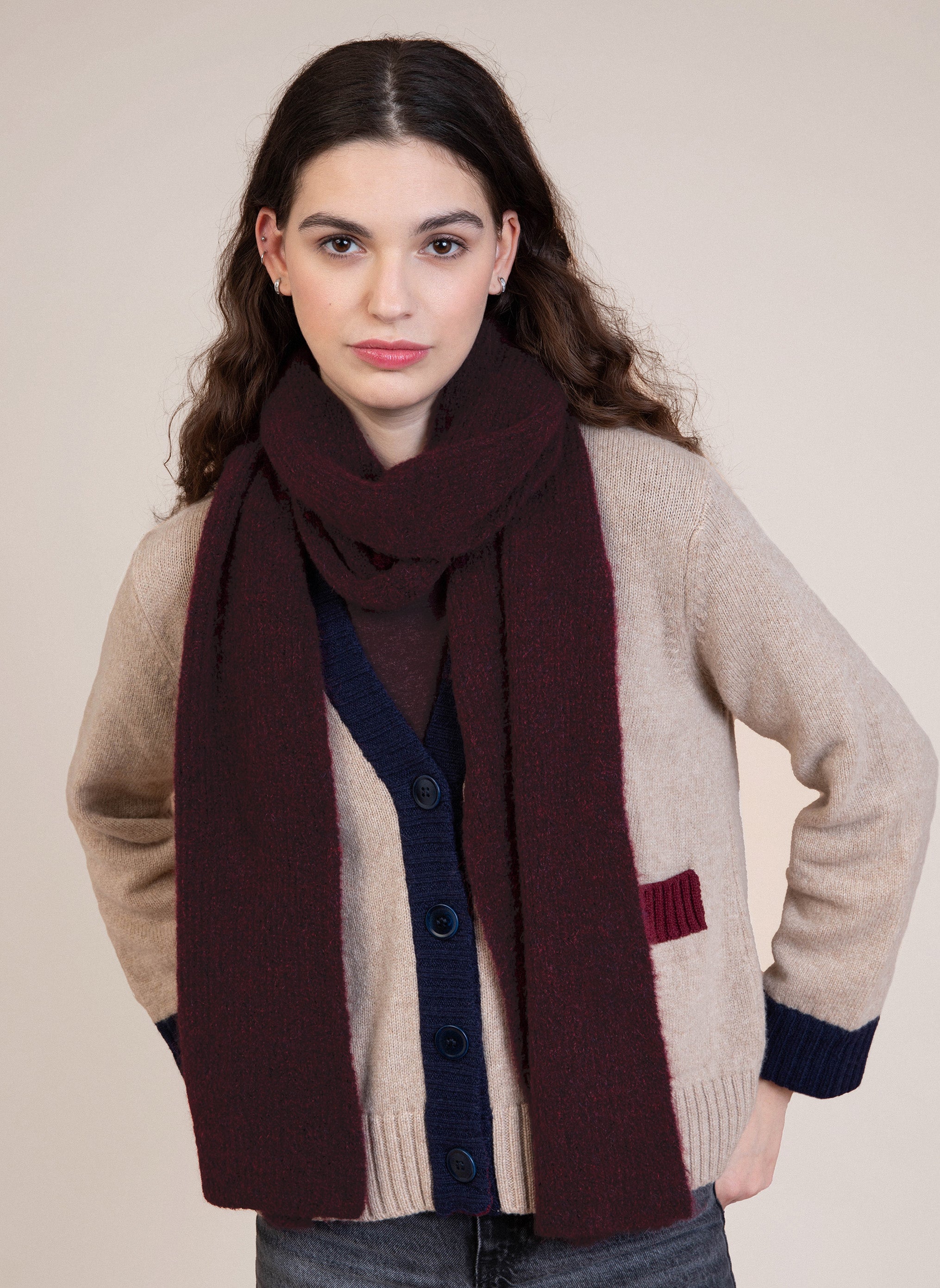 LOZZI mulberry scarf