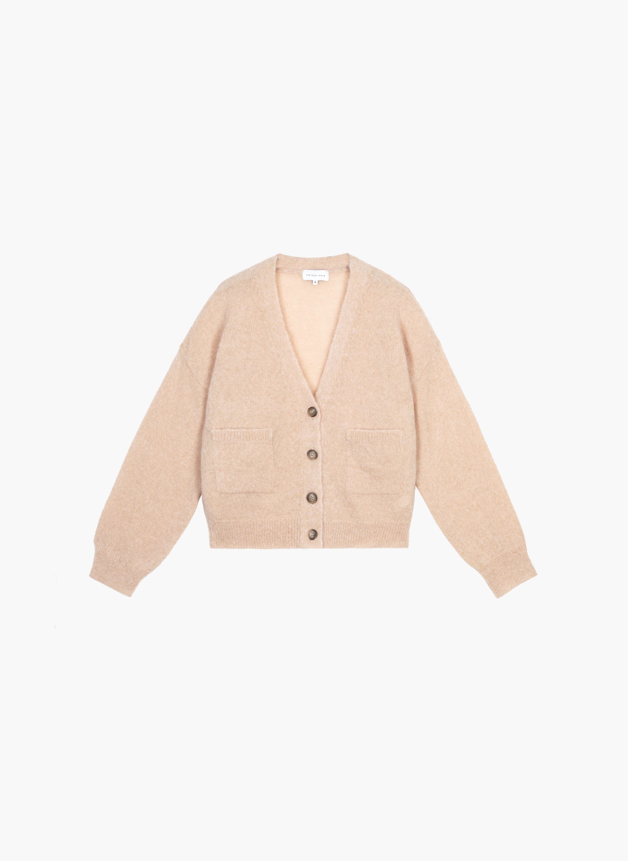 CARDIGAN BRIELLE latte