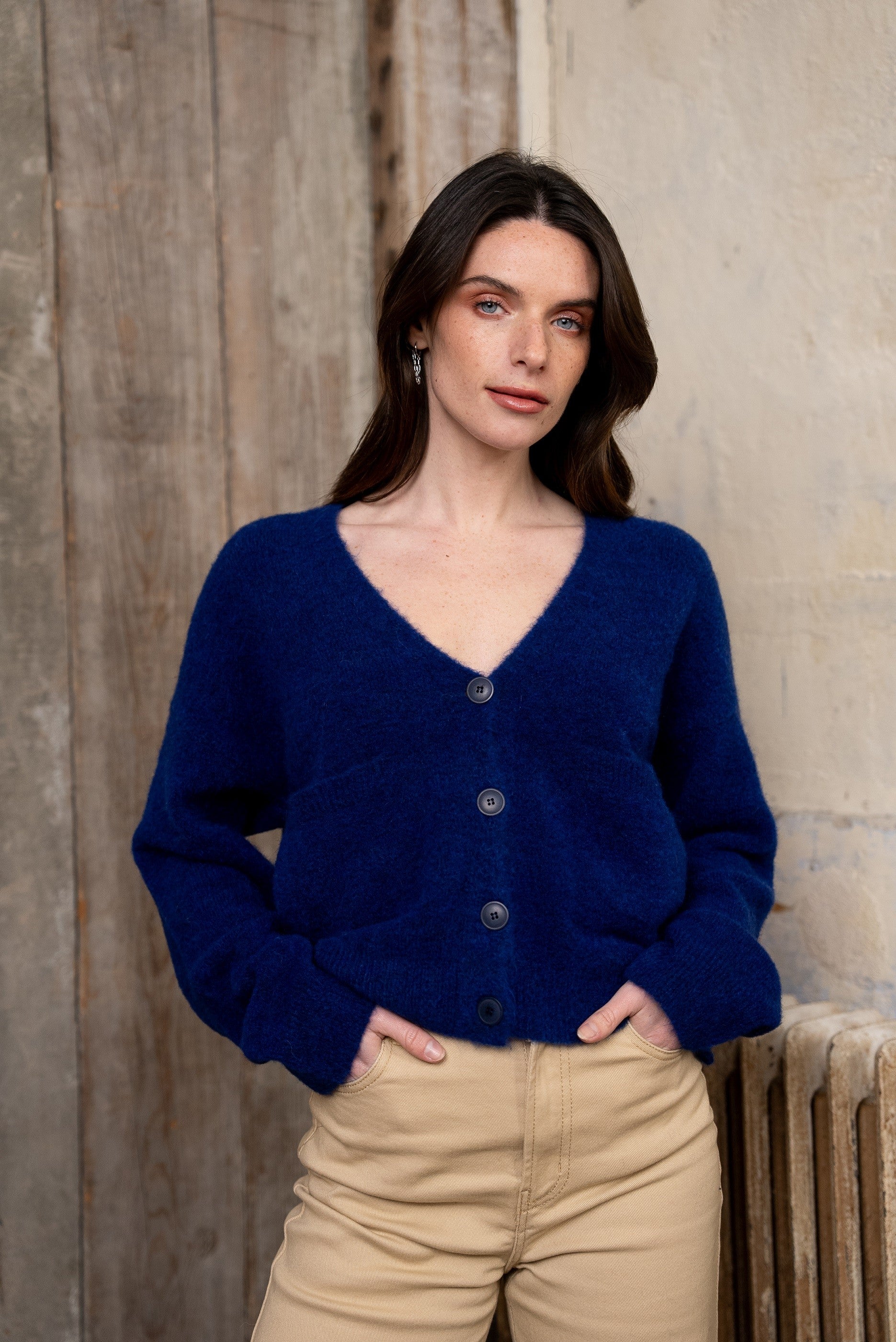 CARDIGAN BRIELLY ebene