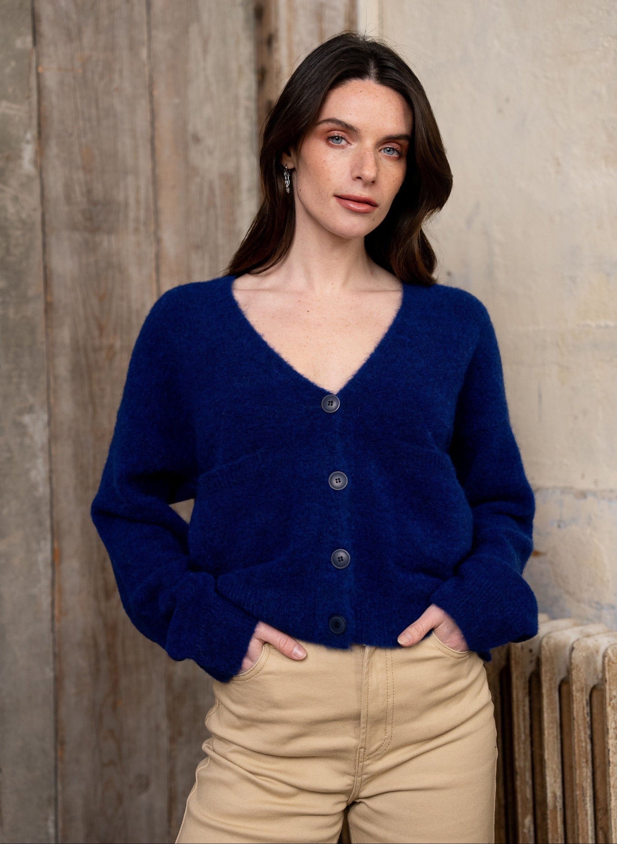 CARDIGAN BRIELLY ebene