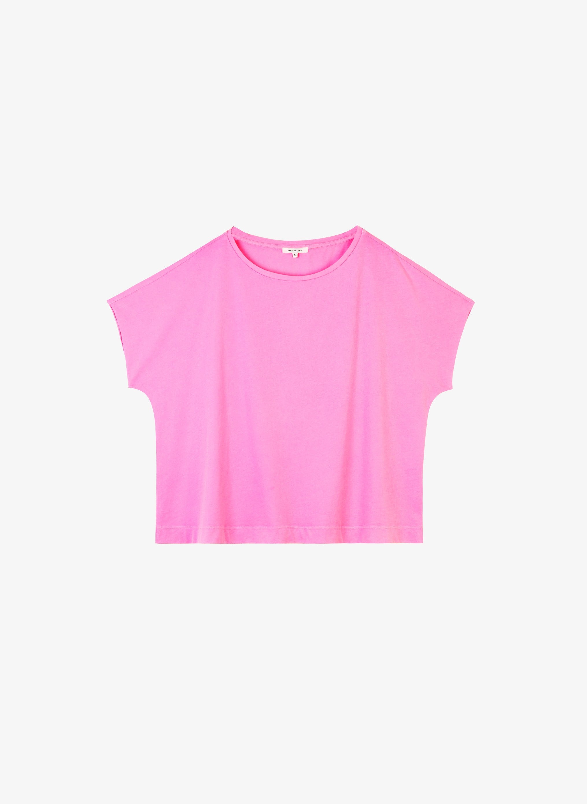T-SHIRT DARIOLA ROSE fluorescent pink