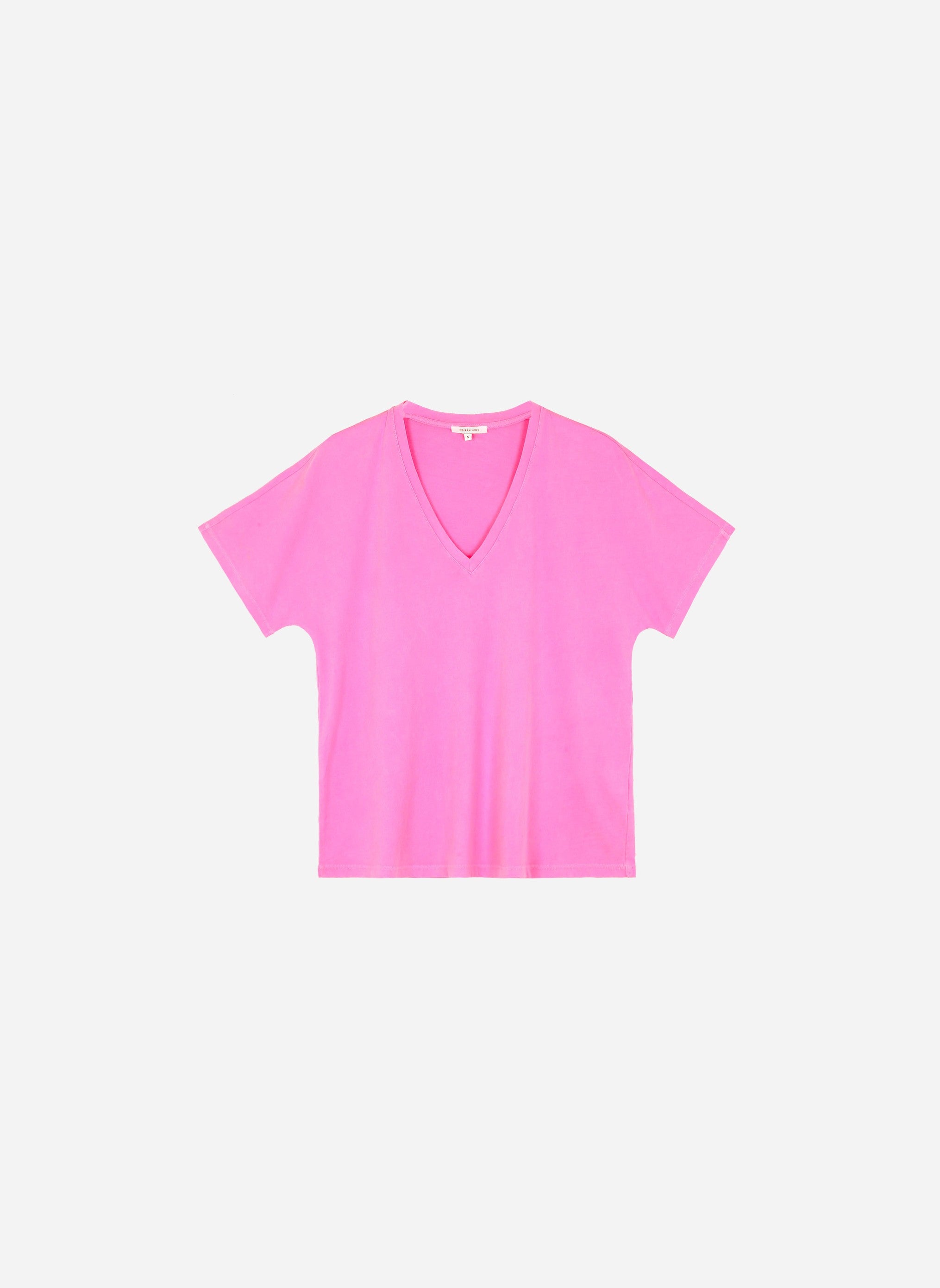 T-SHIRT DAVINY ROSE fluorescent pink