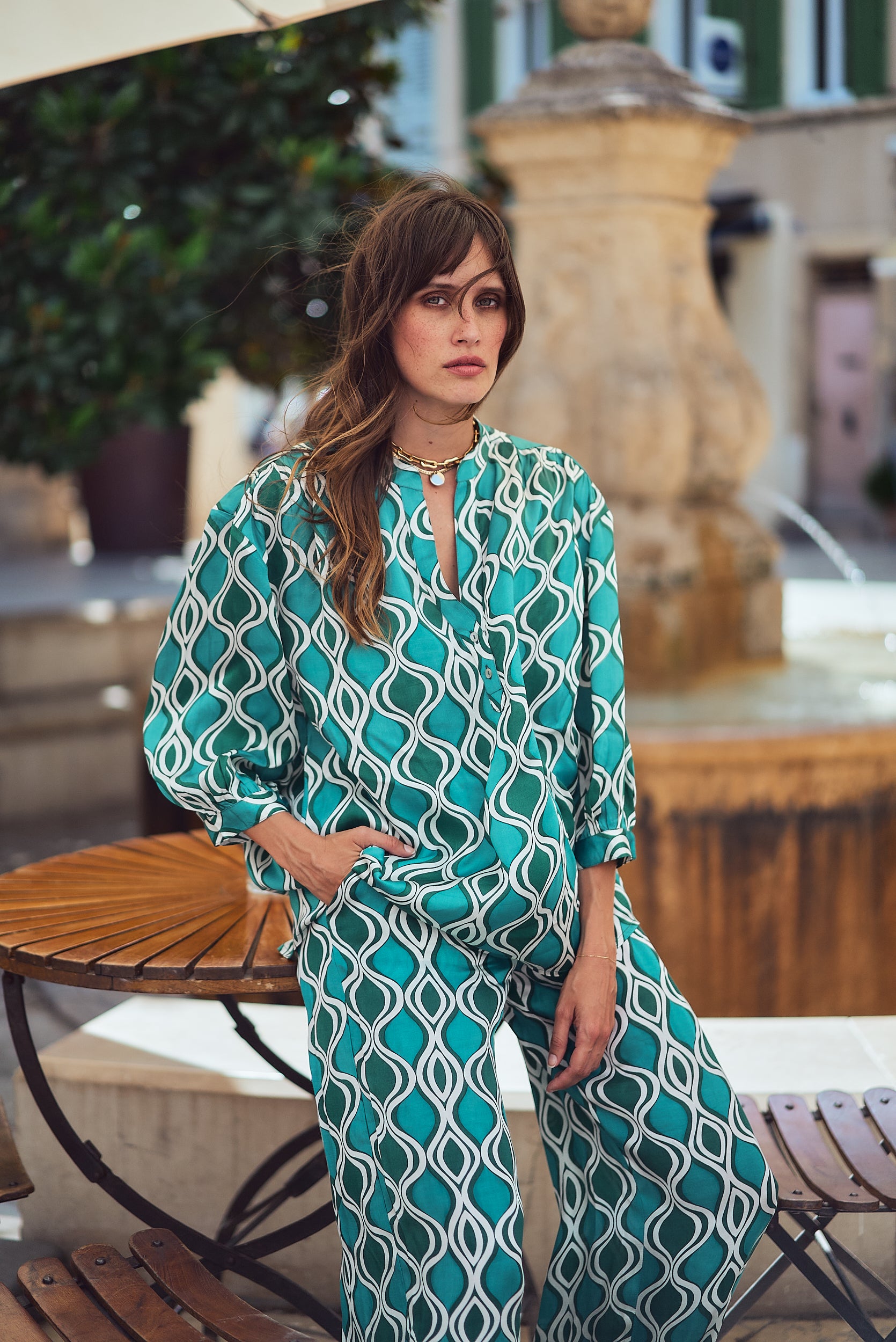 PANTALON IAGY amalfi green